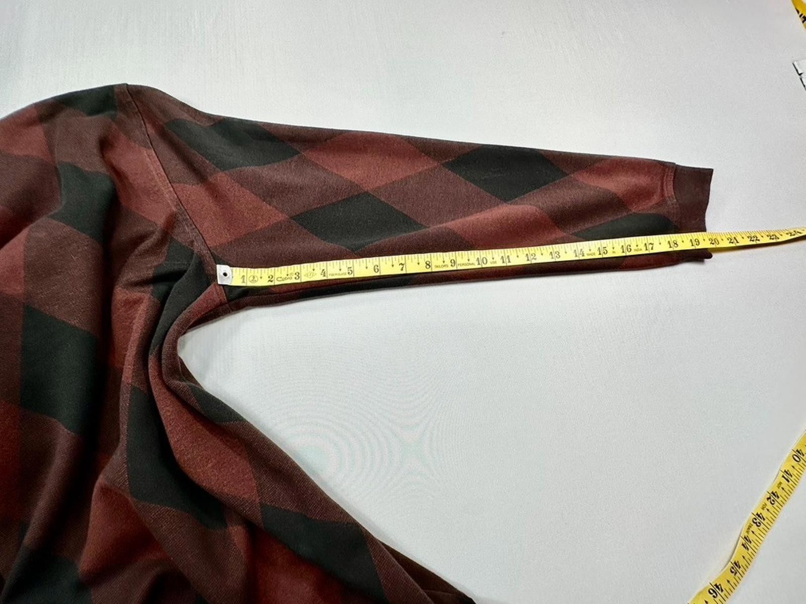 Van Heusen Van Heusen Cotton Blend 1/4 Button Argyle Sweater Red L Size US L / EU 52-54 / 3 - 7 Thumbnail