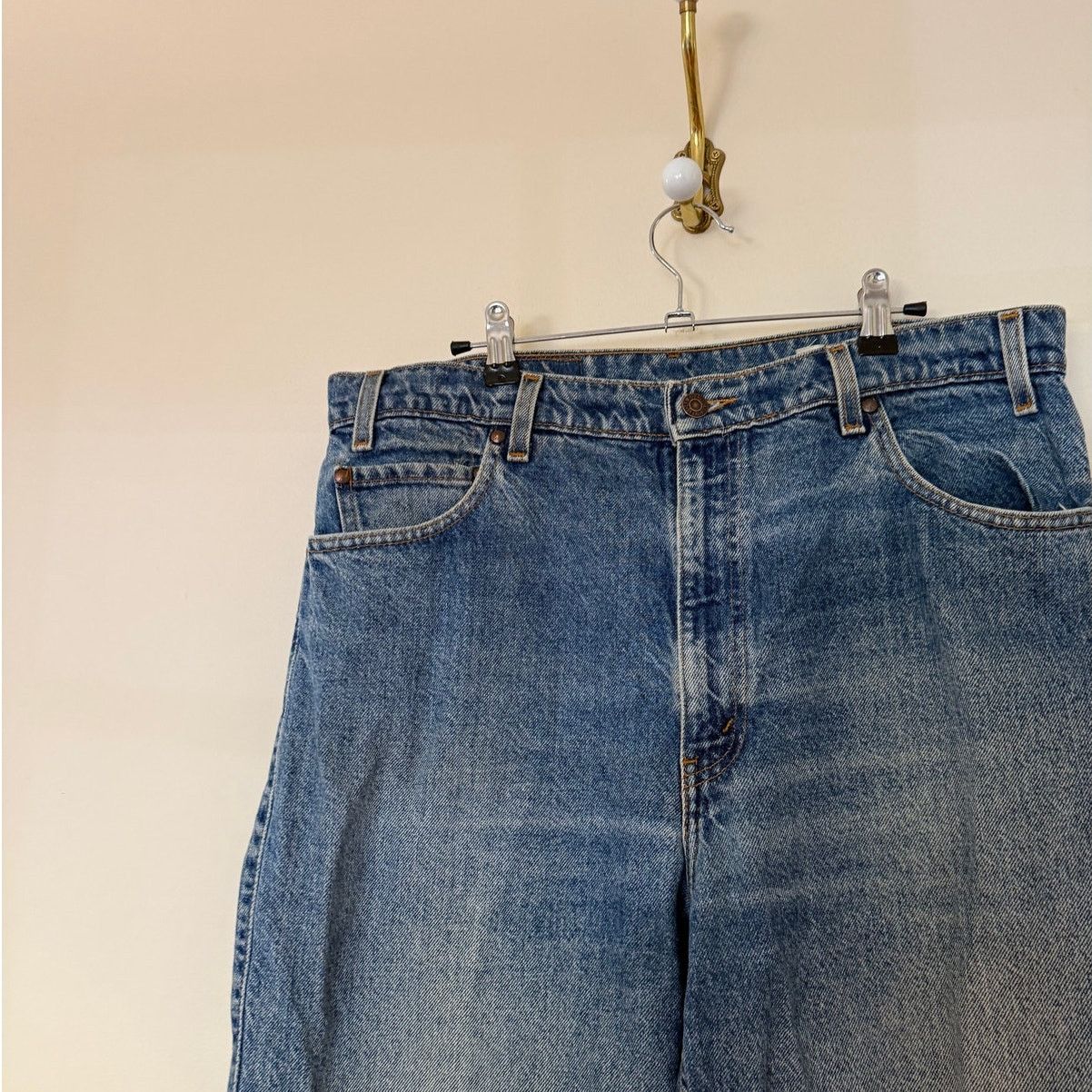 Levi's Vintage 90s Levi's 505 Orange Tab Relaxed Fit Jeans Size US 38 / EU 54 - 5 Thumbnail
