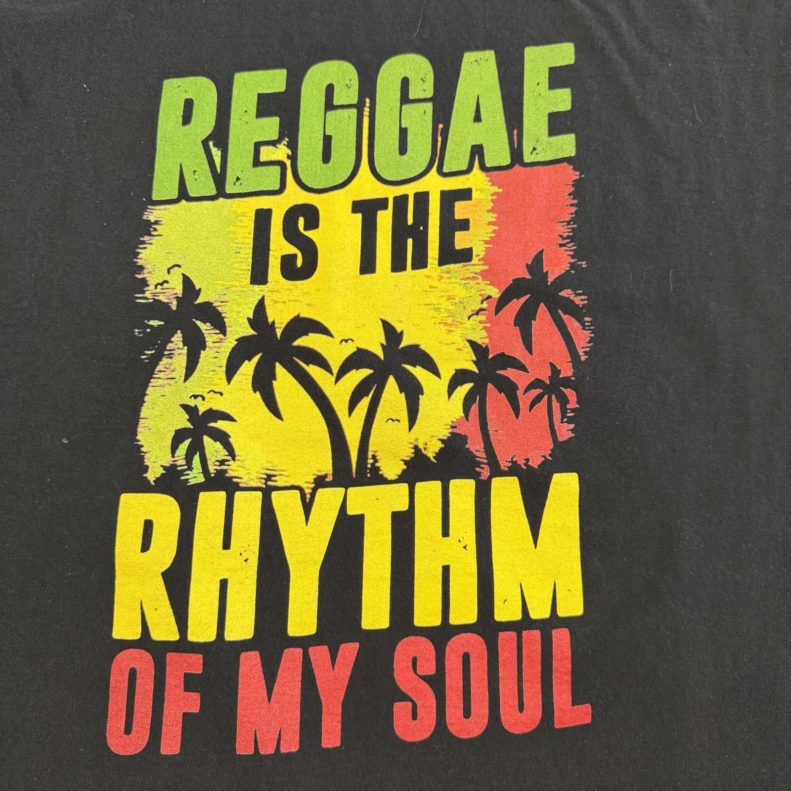 Gildan Reggae Rhythm Jamaica T-Shirt 2XL Size US XXL / EU 58 / 5 - 2 Thumbnail