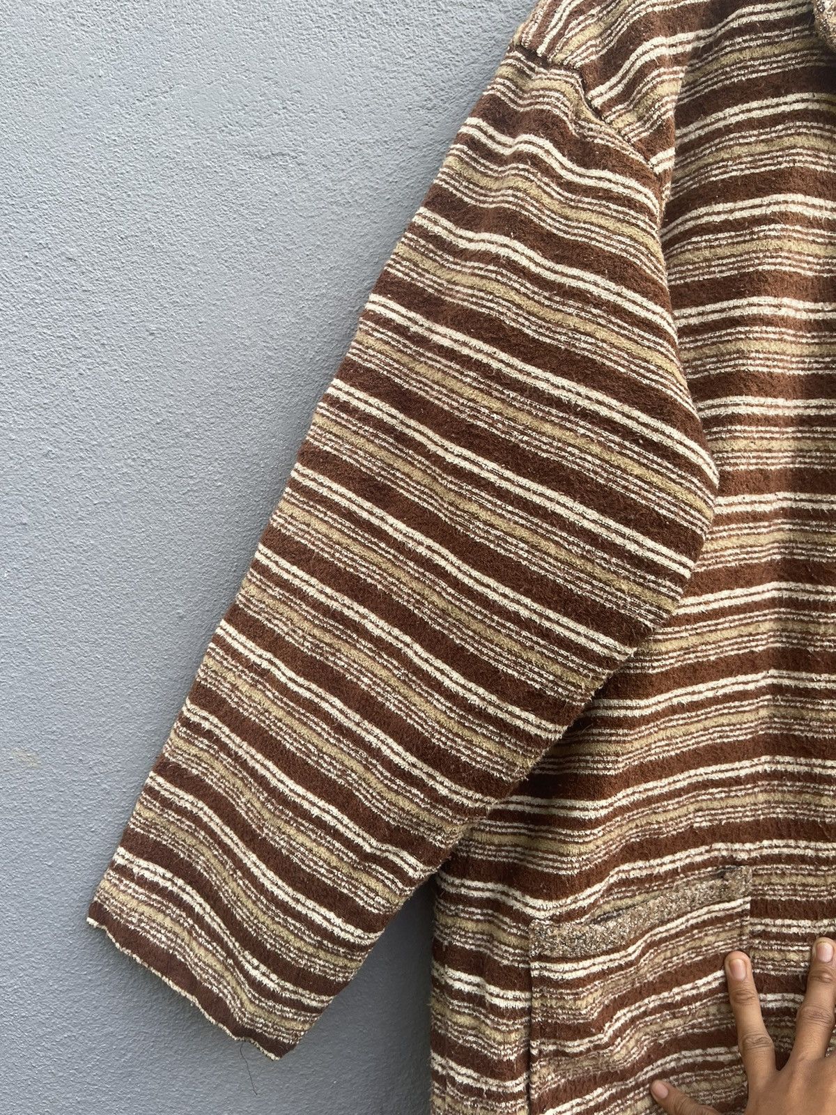 Junko Shimada Vintage Mr. Junko by Junko Koshino Striped Jacket Size US L / EU 52-54 / 3 - 8 Thumbnail