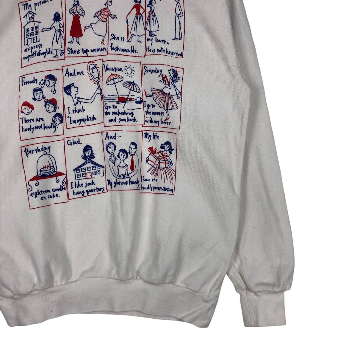 Other Vintage Art Design Family Graphic 90s Sweatshirt small #A2 Size US S / EU 44-46 / 1 - 4 Thumbnail