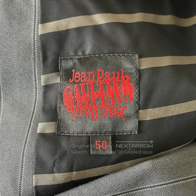 Jean Paul Gaultier Jean Paul Gaultier Striped Gray Stripe Fabric Suit Size US M / EU 48-50 / 2 - 7 Thumbnail