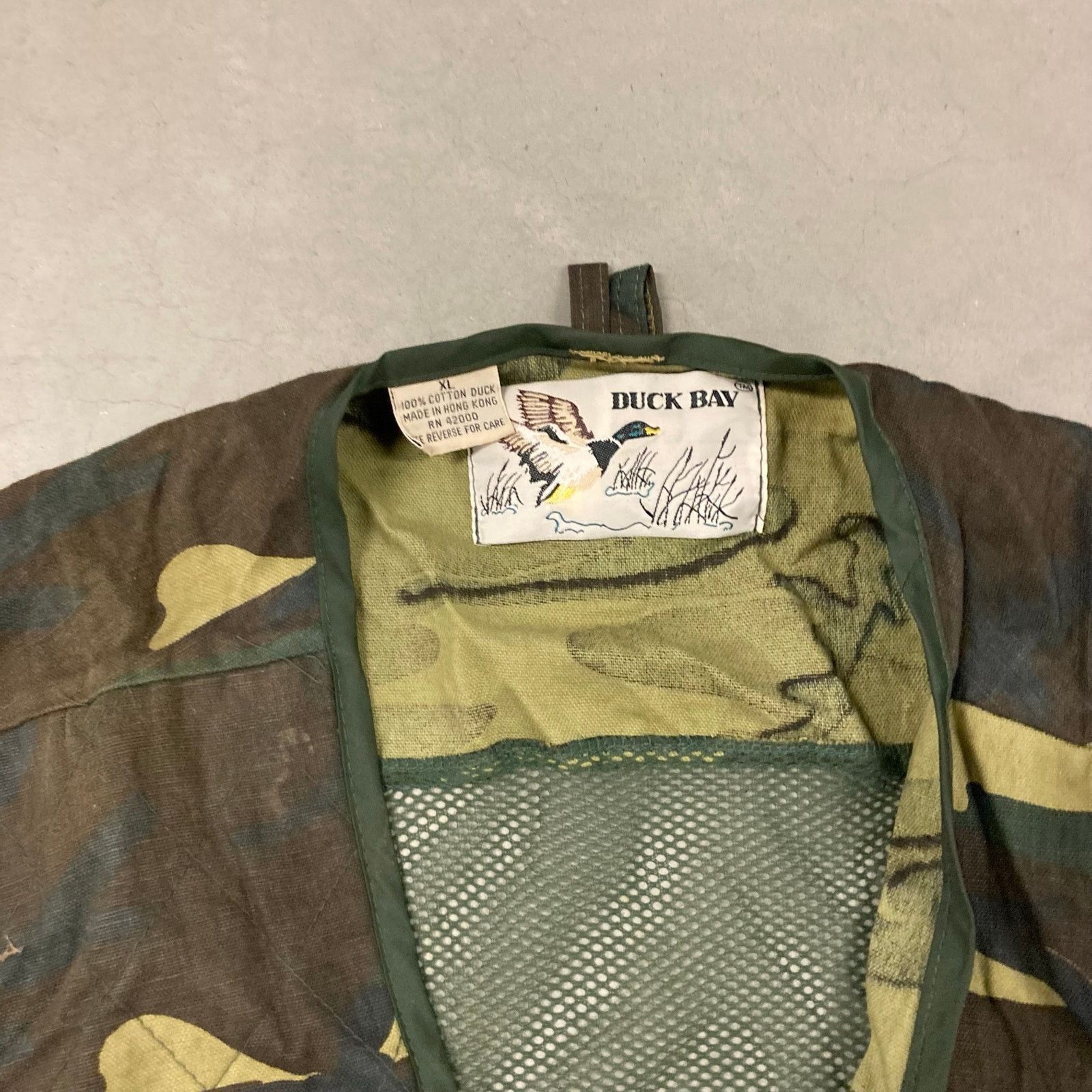 Vintage vintage 90s camo vest jacket Size US XL / EU 56 / 4 - 3 Thumbnail