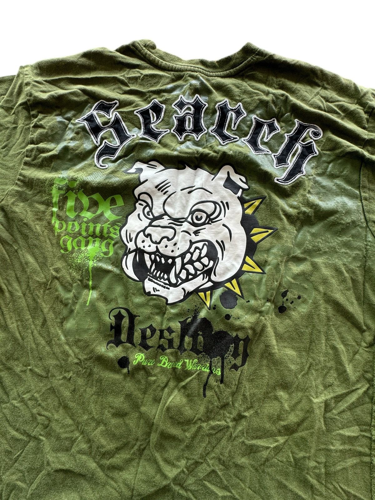 Black Label Blac Label Y2K Graphic Print Double Sided Search Tee Size US XL / EU 56 / 4 - 4 Thumbnail
