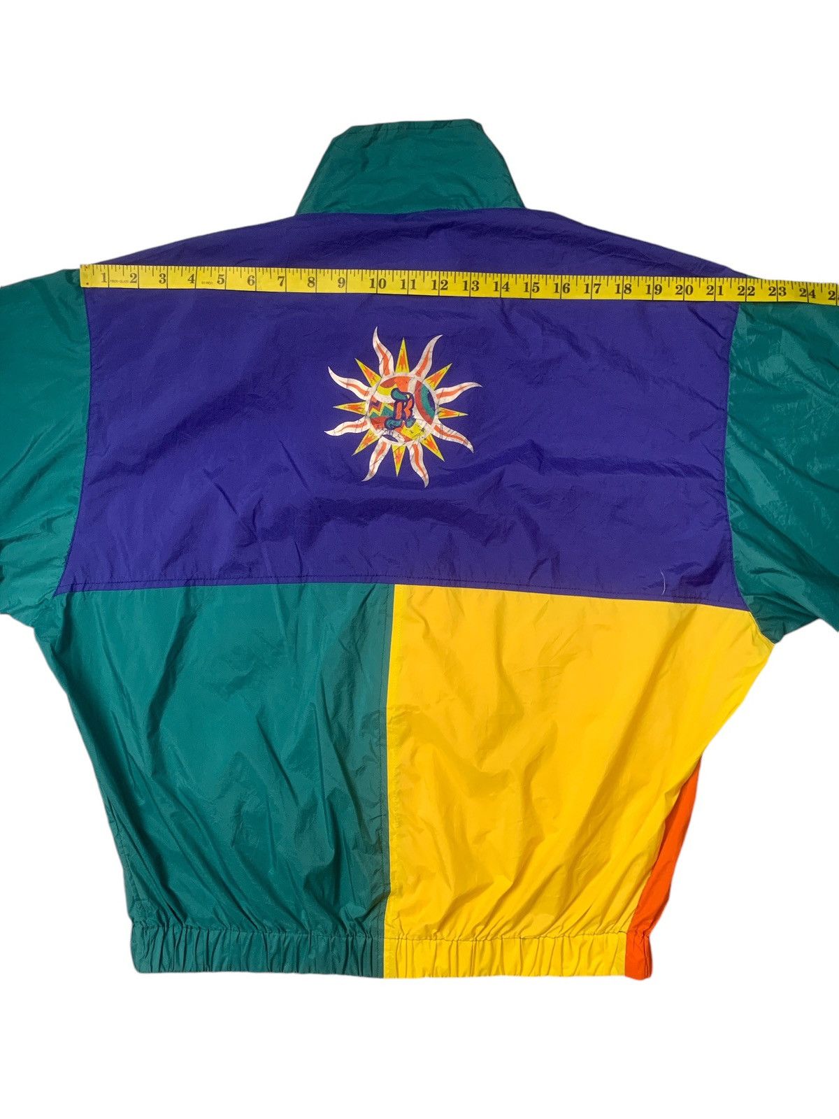 Japanese Brand × Vintage Rare Design Vintage River Course Japan windbreaker Size US L / EU 52-54 / 3 - 12 Thumbnail