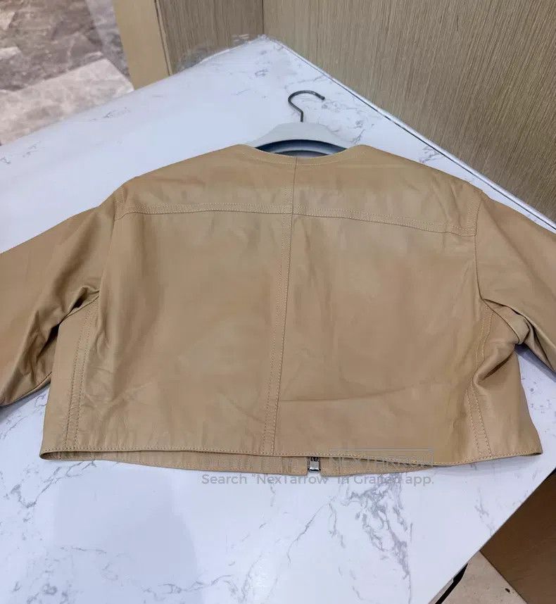 Hermes Hermes Nude short sheepskin leather jacket Size XS / US 0-2 / IT 36-38 - 3 Thumbnail