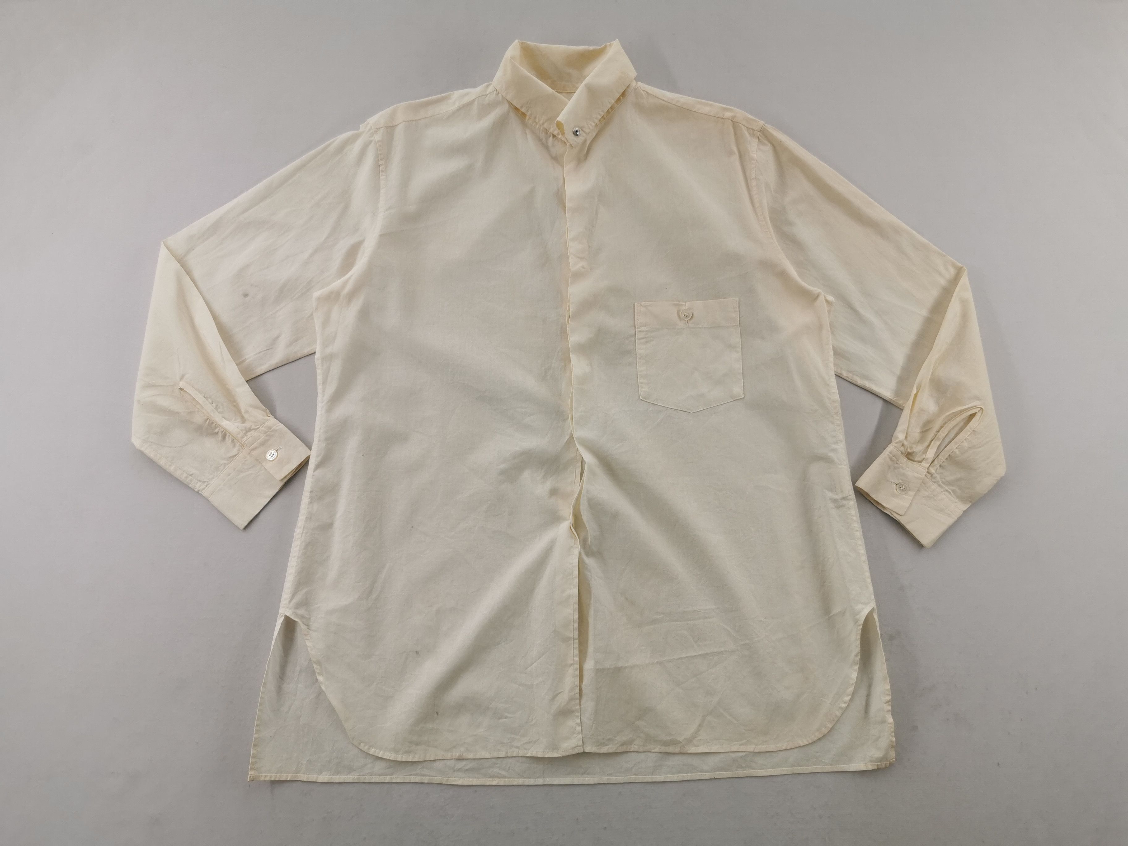 Yohji Yamamoto Yohji Yamamoto Vintage 90's Button Shirt Made In Japan Size US M / EU 48-50 / 2 - 3 Thumbnail