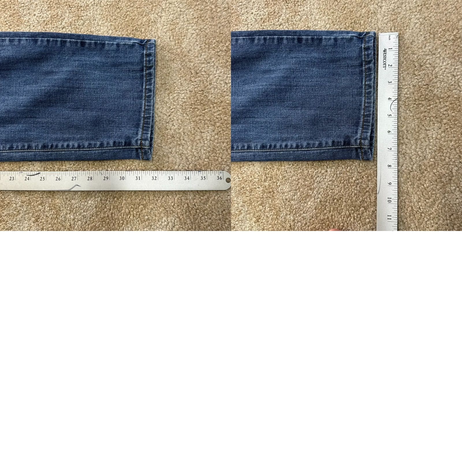 Lucky Brand Lucky Brand 221 Jeans Men 38x32 Straight Denim 5-Pocket Stretch Blue Slim Regular Rise Mid 90s Classic Vintage No Size US 38 / EU 54 - 9 Thumbnail