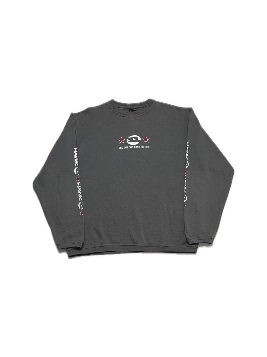 Tony Hawk Vintage 90’s HAWK boxy fit sweatshirt skate style Size US XL / EU 56 / 4 - 1 Thumbnail