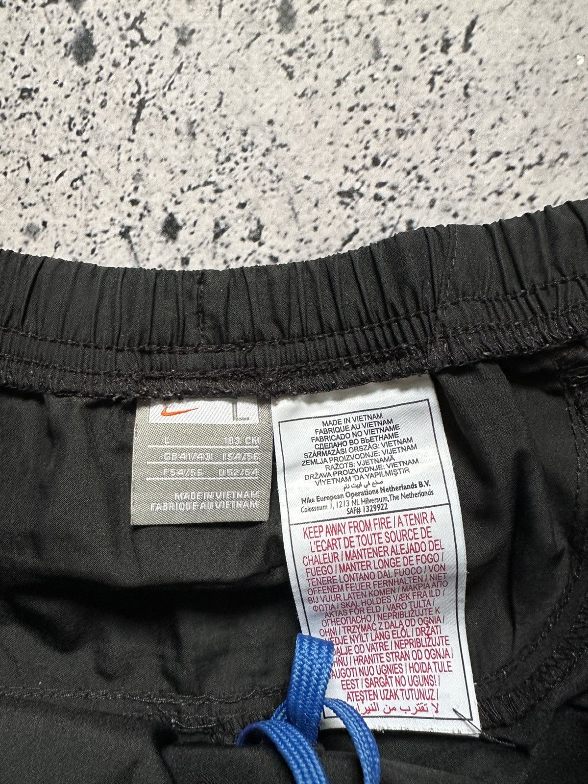 Nike Vintage Nike Nylon Track Pants Drill Swoosh Joggers Y2K USA Size US 34 / EU 50 - 3 Thumbnail