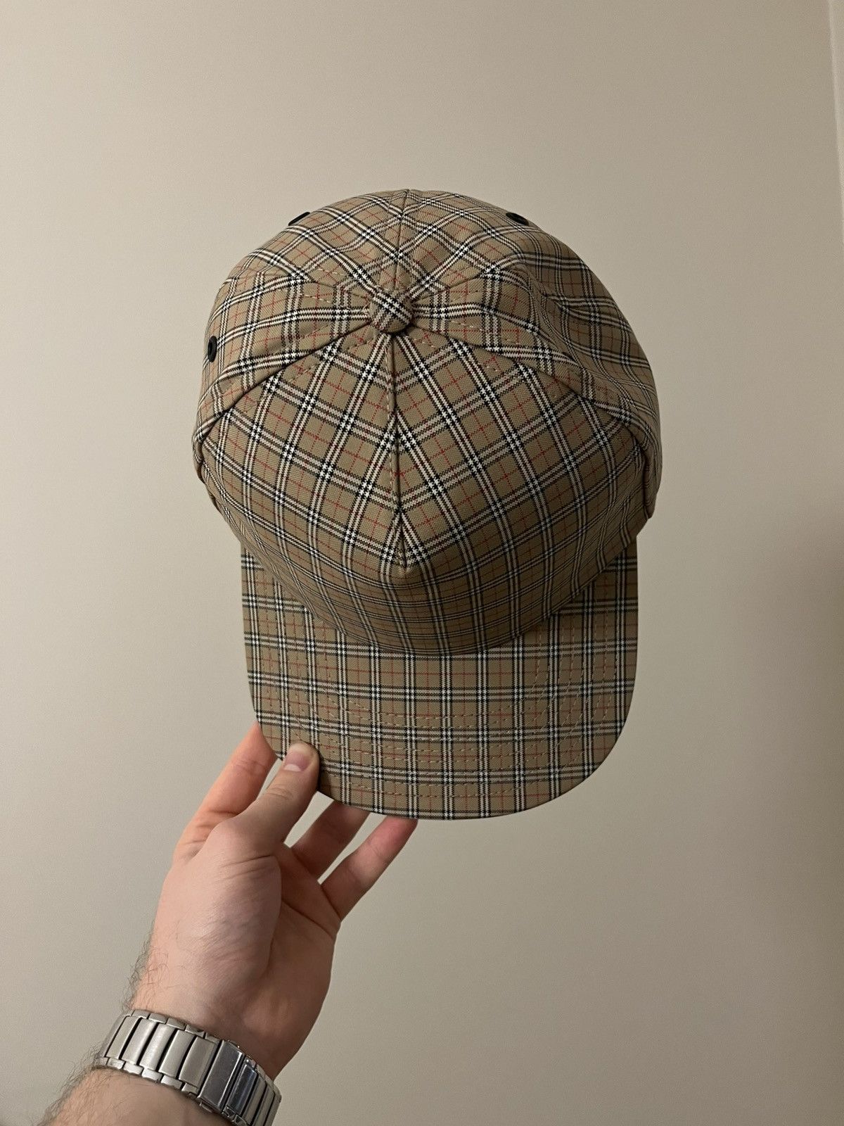 Burberry Burberry beige nova check baseball cap Size ONE SIZE - 2 Thumbnail