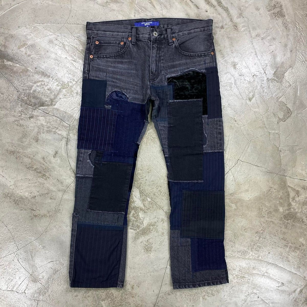 Junya Watanabe LOOKBOOK Style 3 FW2022 Patchwork Denim Pants Size US 33 - 3 Thumbnail