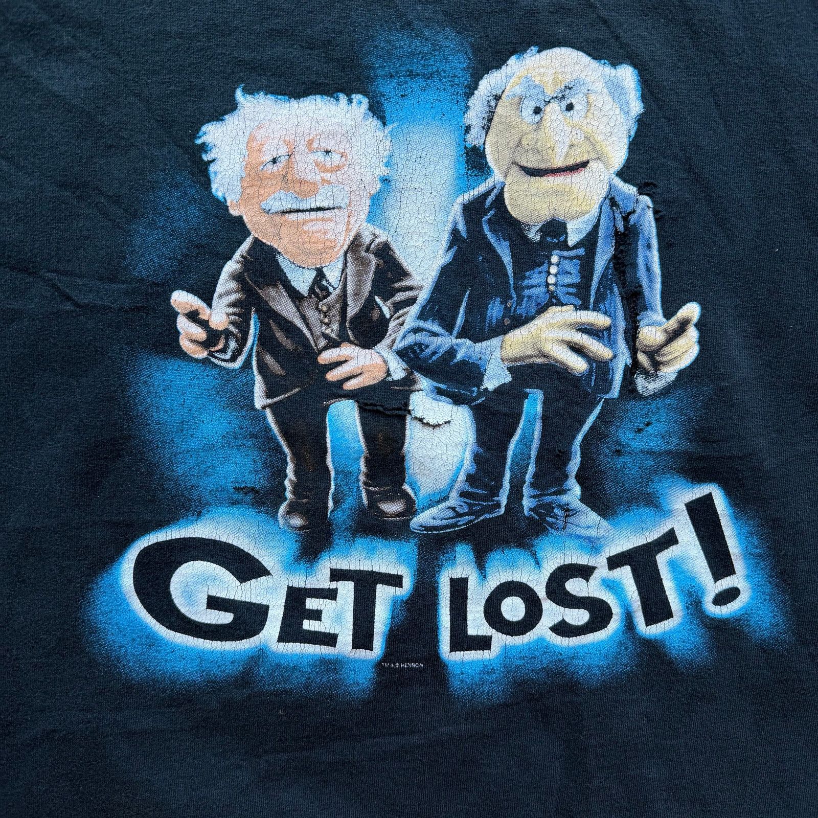 All Sport Vintage Muppets Get Lost Statler and Waldorf Hecklers Tee Size US L / EU 52-54 / 3 - 6 Thumbnail