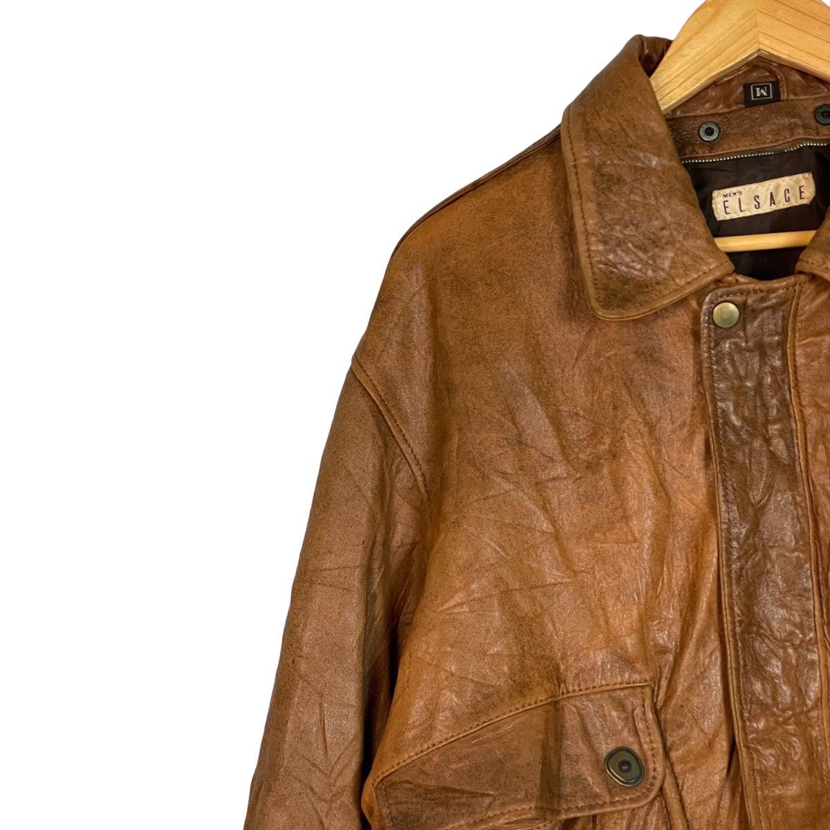 Genuine Leather Men Elsace Bikers Leather Jacket Size US M / EU 48-50 / 2 - 3 Thumbnail