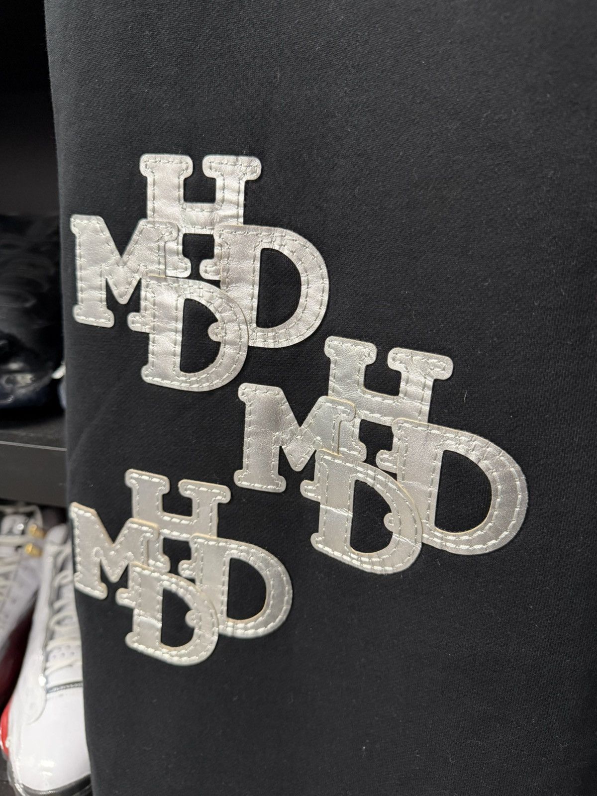 HMDD Happy Memories Don't Die HMDD Scrunch Patch Sweatpants Black Size US 43 - 7 Thumbnail