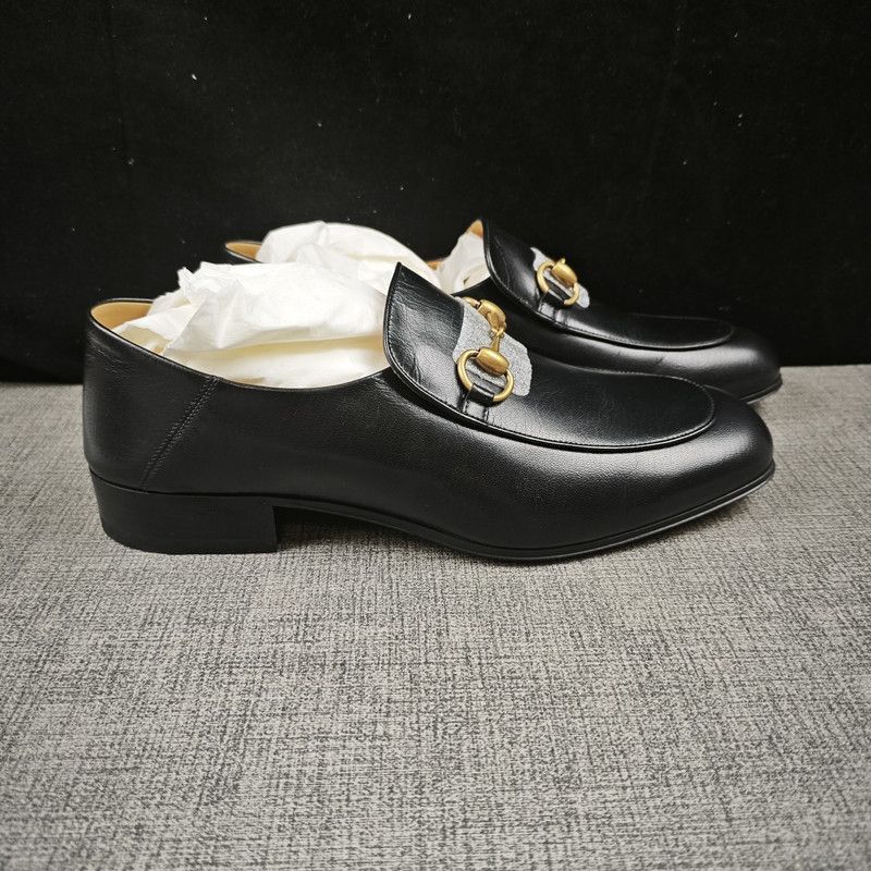 Gucci Gucci Jordaan Leather Loafers for Men - Size US 9.5 / EU 42-43 - 9 Thumbnail