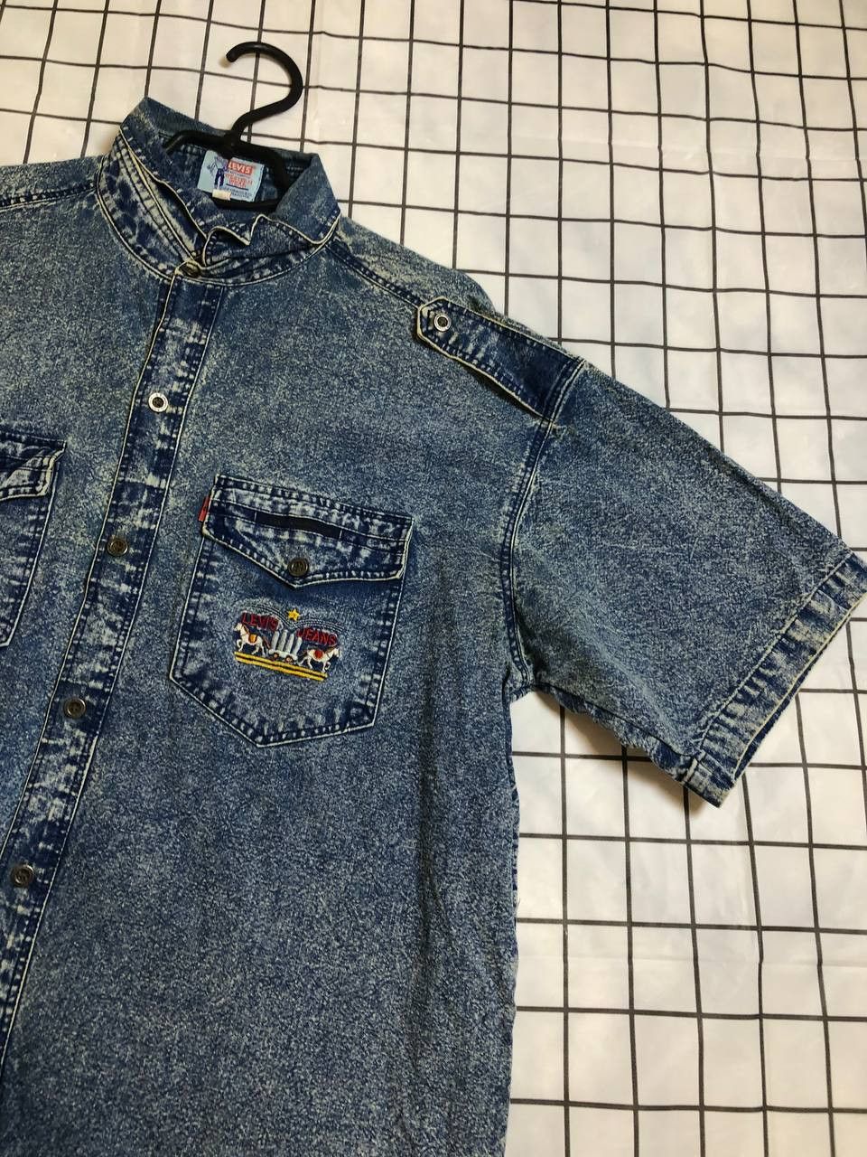 Levi's Levi's Vintage Clothing LVC BIG E Denim Western Shirt Size US XL / EU 56 / 4 - 4 Thumbnail