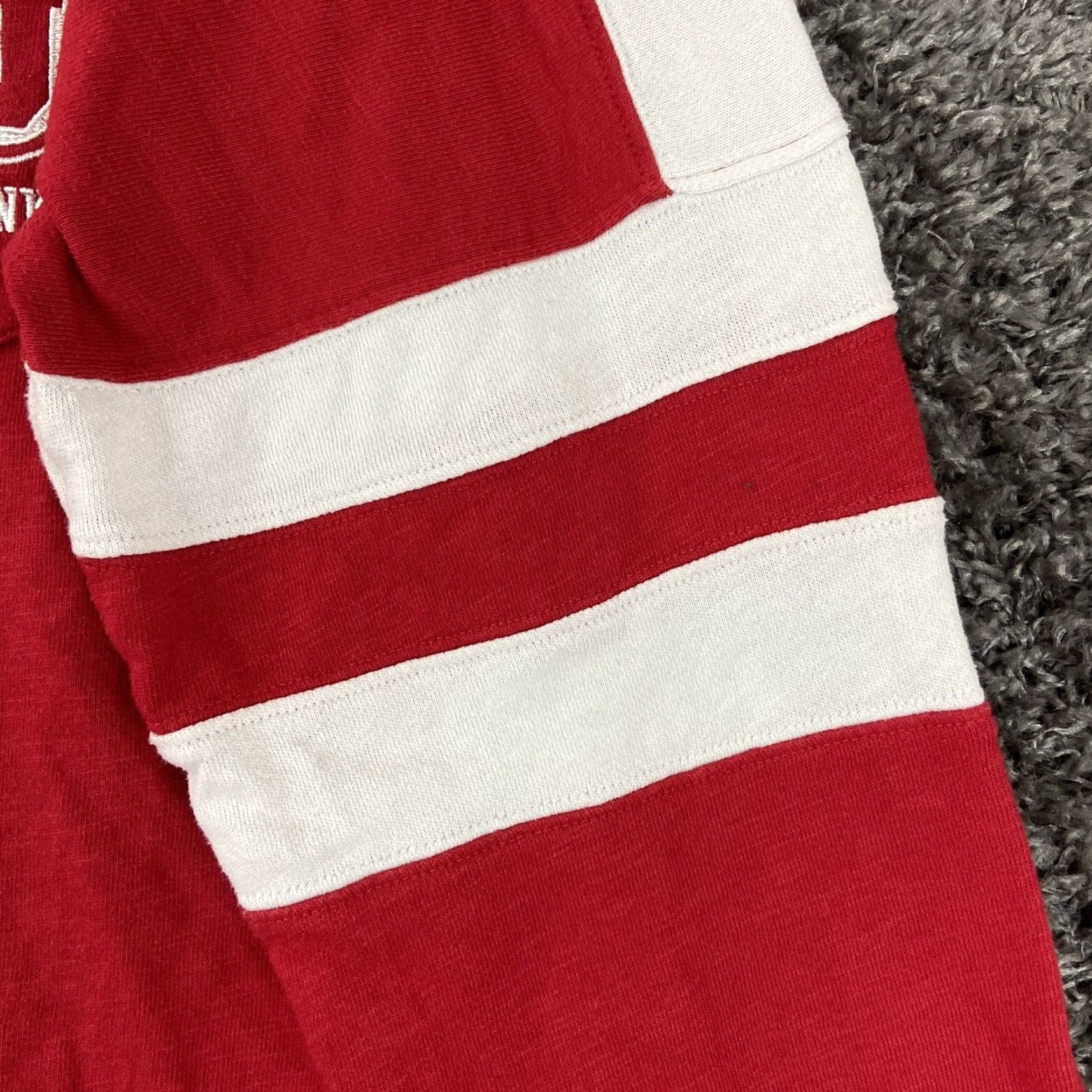 Victoria's Secret Victoria's Secret Long Sleeve Jersey Crewneck Red Pink White Adult Large Women's Size L / US 10 / IT 46 - 4 Thumbnail