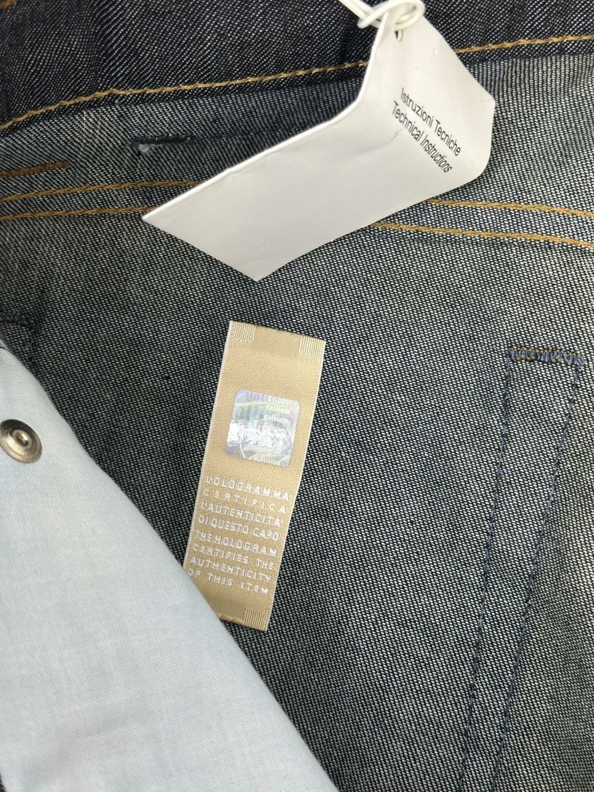 John Galliano NWT Galliano Vintage Made in Italy Dark Grey Women’s Jeans Size 26" / US 2 / IT 38 - 11 Thumbnail