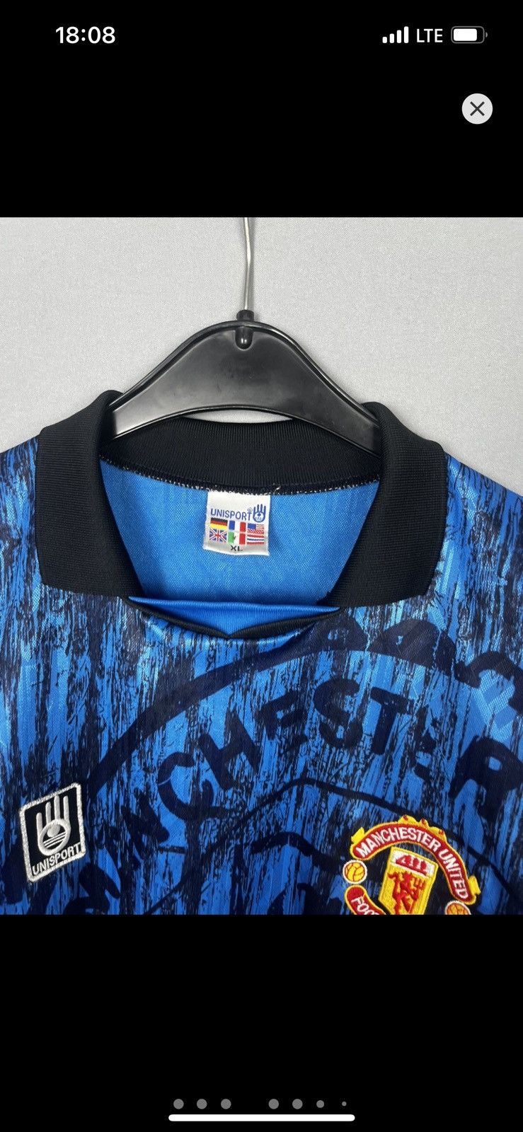 Vintage Vintage Bootleg Unisport Manchester United Jersey Size US XL / EU 56 / 4 - 4 Thumbnail