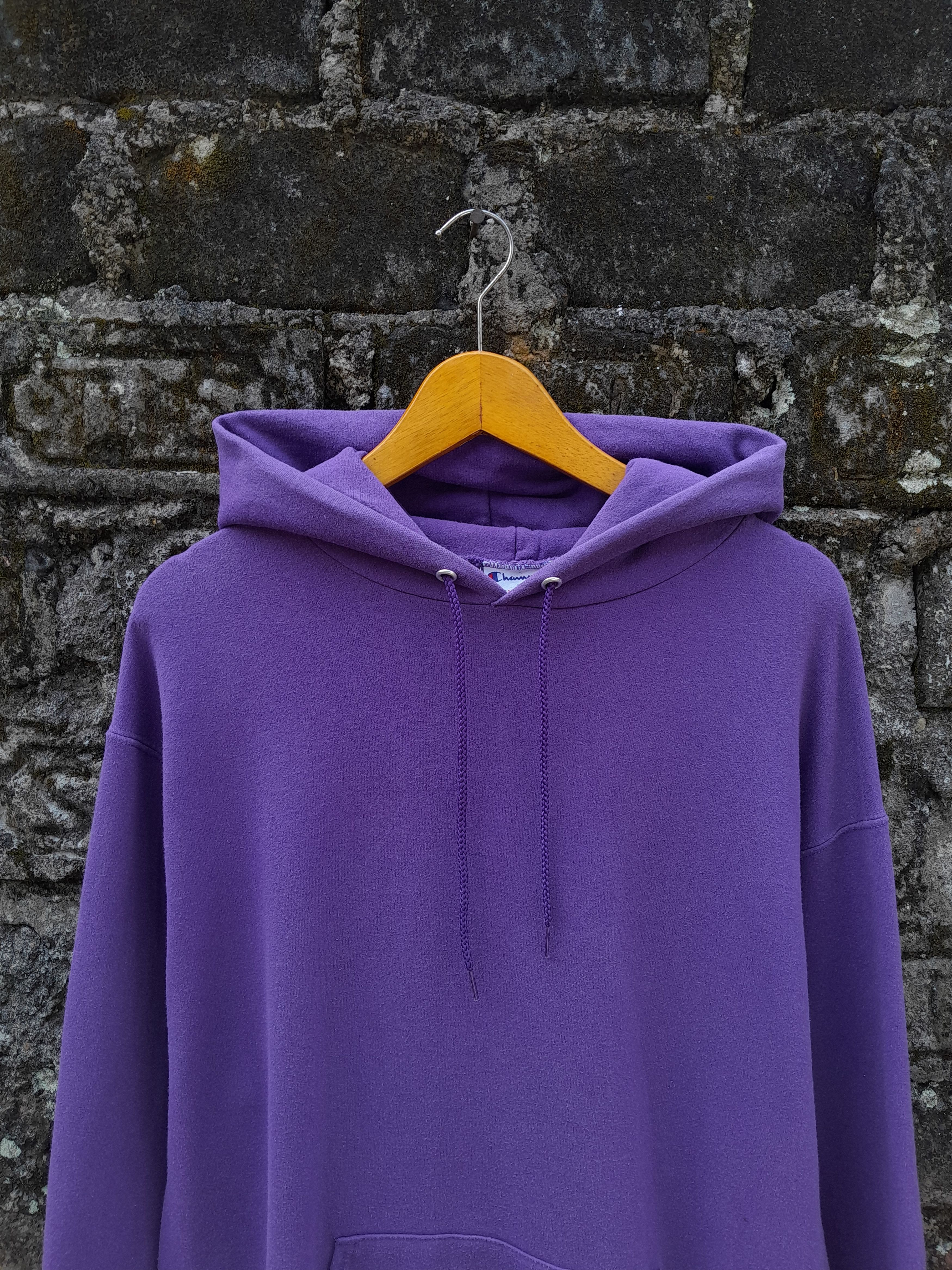 Champion Vintage 00s Champion purple hoodie rap tees style kanye west Size US L / EU 52-54 / 3 - 2 Thumbnail