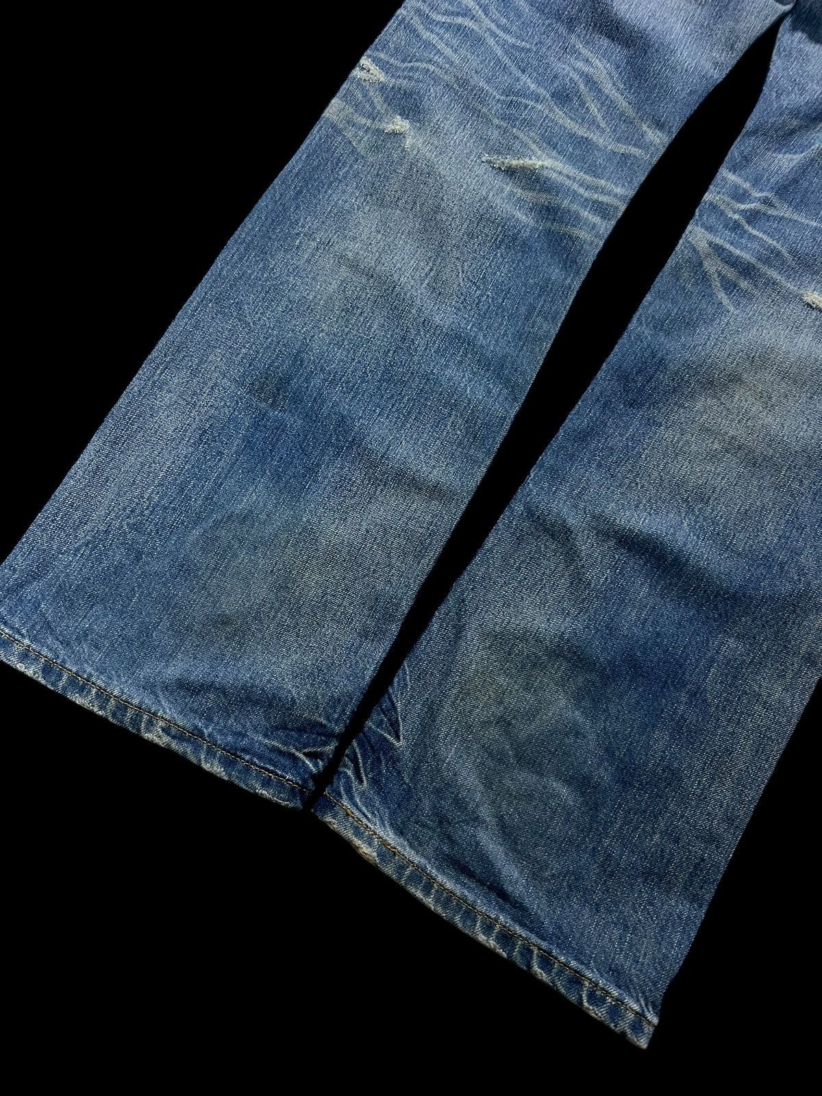 Levi's × Levi's Vintage Clothing 💥Rare💥Vintage 90’Levis 501 Kurt Corbain Distressed Jeans Size US 30 / EU 46 - 8 Thumbnail