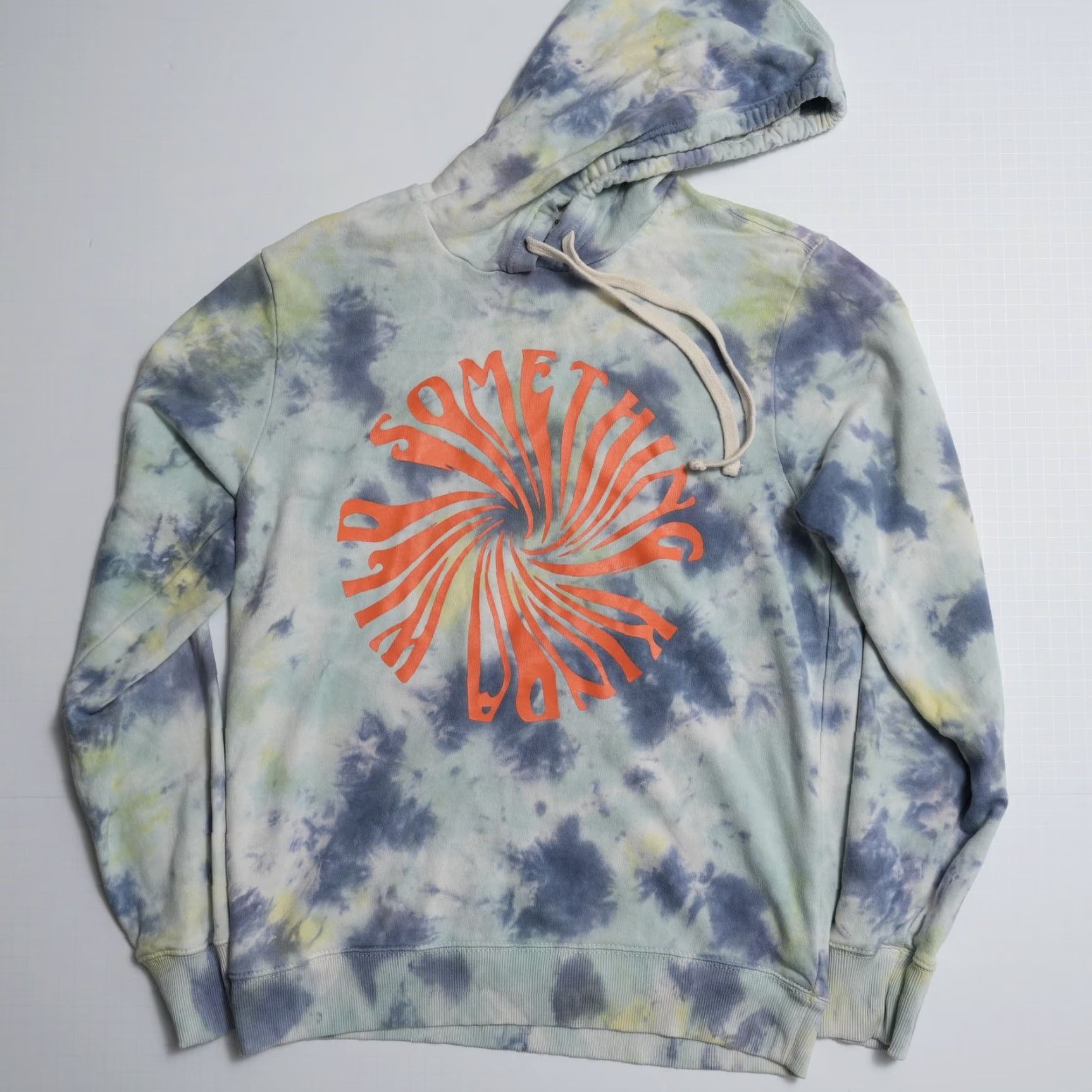 True Religion True Religion Hoodie Medium Blue Tie Dye Pullover Fleece Something Kinda Wild Size US M / EU 48-50 / 2 - 4 Thumbnail