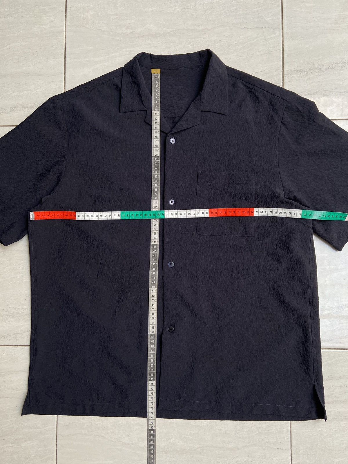 GU GU Navy Short Sleeve Shirt Size US XL / EU 56 / 4 - 2 Thumbnail