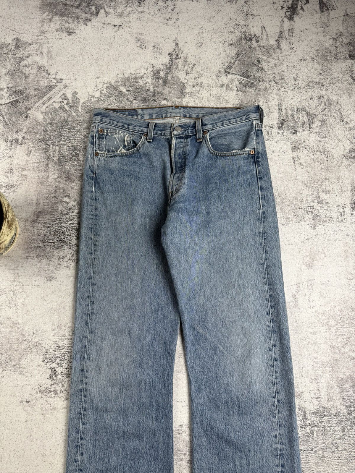Levi's Levis 501 Classic 32/32 Denim Straight USA 90s Jeans Pants Trousers Size US 32 / EU 48 - 14 Thumbnail