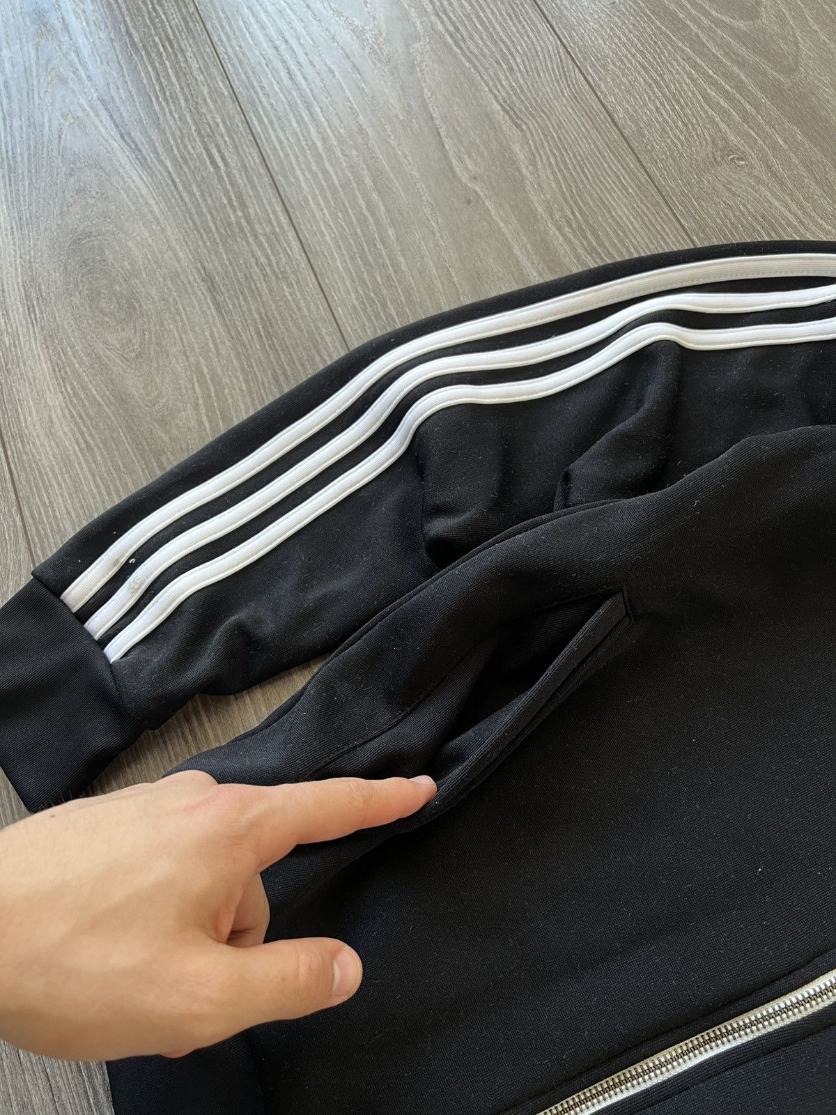 Adidas × Other ‼️Adidas 3 Stripes Track Beanbauer Vintage Y2k Zip Sweatshirt Size US S / EU 44-46 / 1 - 11 Thumbnail