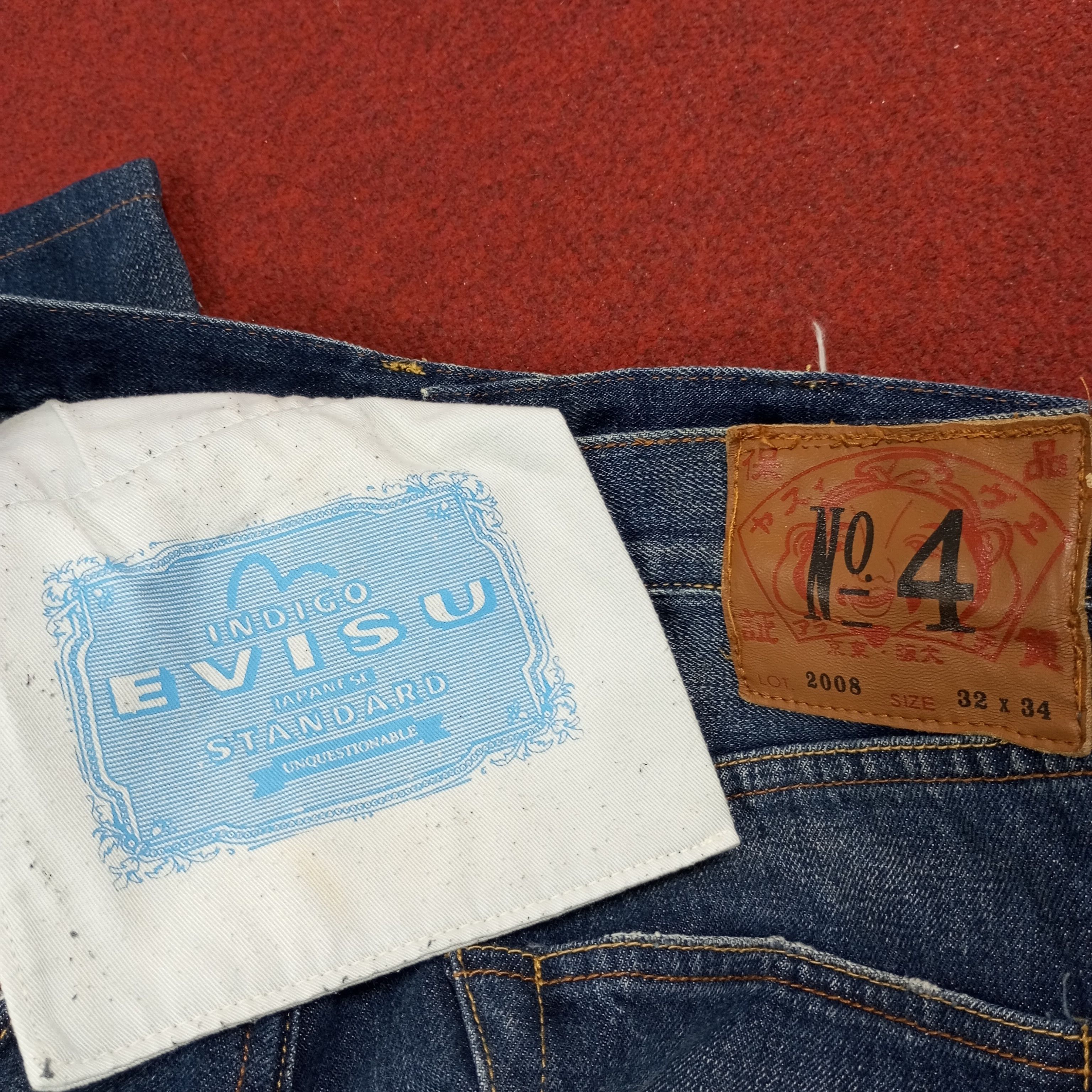 Evisu × Japanese Brand × Vintage Evisu Japanese Brand Fashion Style Custom Daicock Jeans Size US 31 - 15 Thumbnail