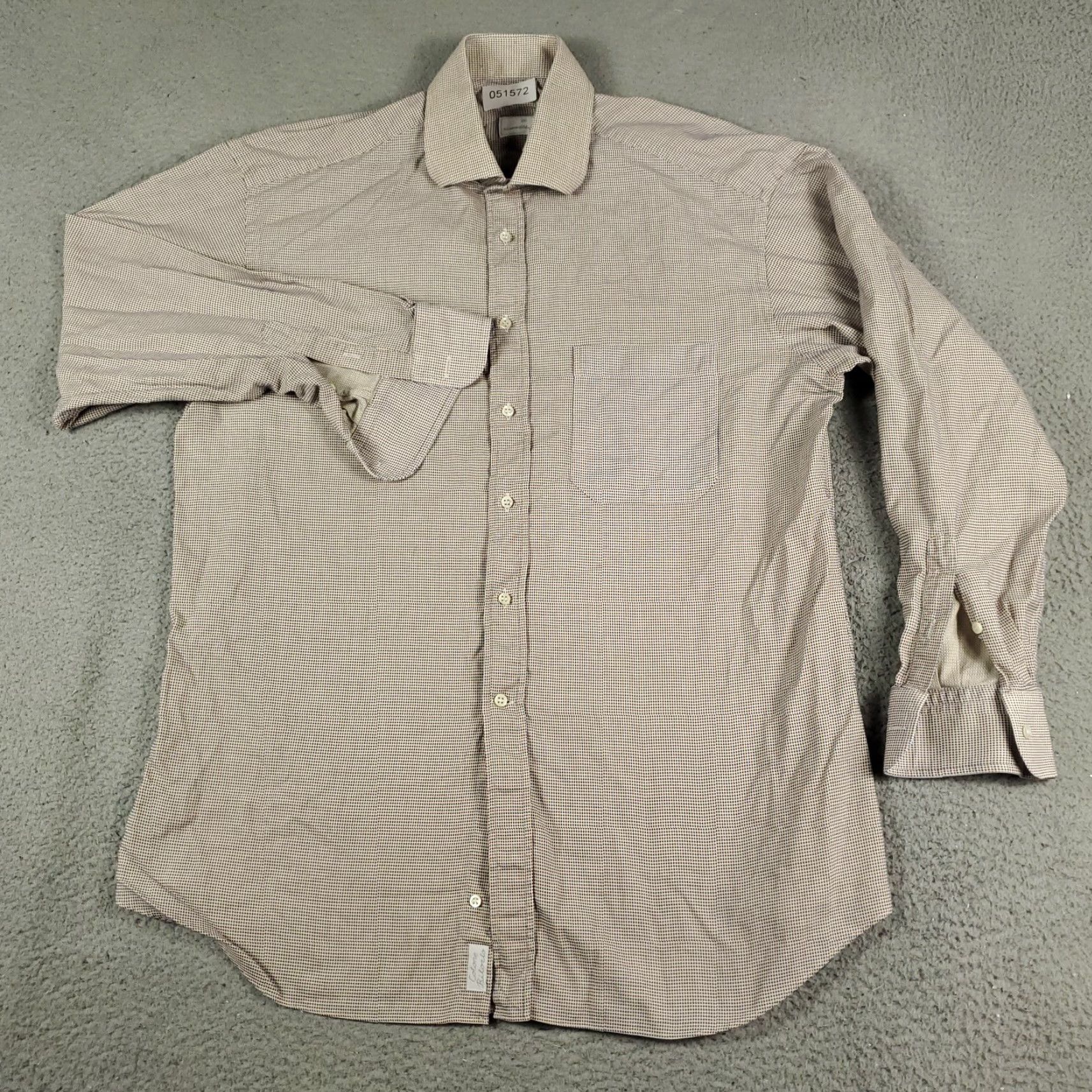 Ermenegildo Zegna Ermenegildo Zegna Men's Dress Shirt Size 16.5 Red Long Sleeve Button Up Classic Size US L / EU 52-54 / 3 - 2 Thumbnail