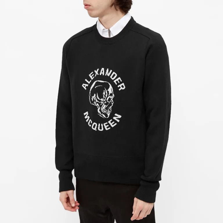 Alexander McQueen o1y1024 Sweater in Black Size US XL / EU 56 / 4 - 3 Thumbnail