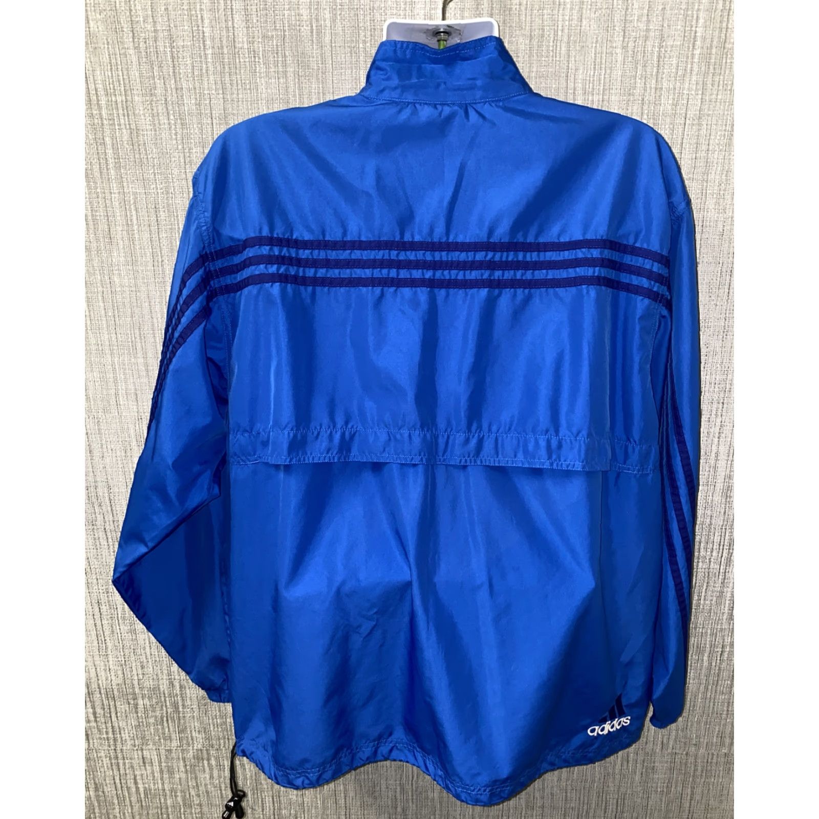 Adidas Adidas Mens Jacket Blue Polyester 1/2 Snap Pullover Size L Mens Blue Polyester 1/2 Snap Button Pullover Jacket L Size US L / EU 52-54 / 3 - 6 Thumbnail