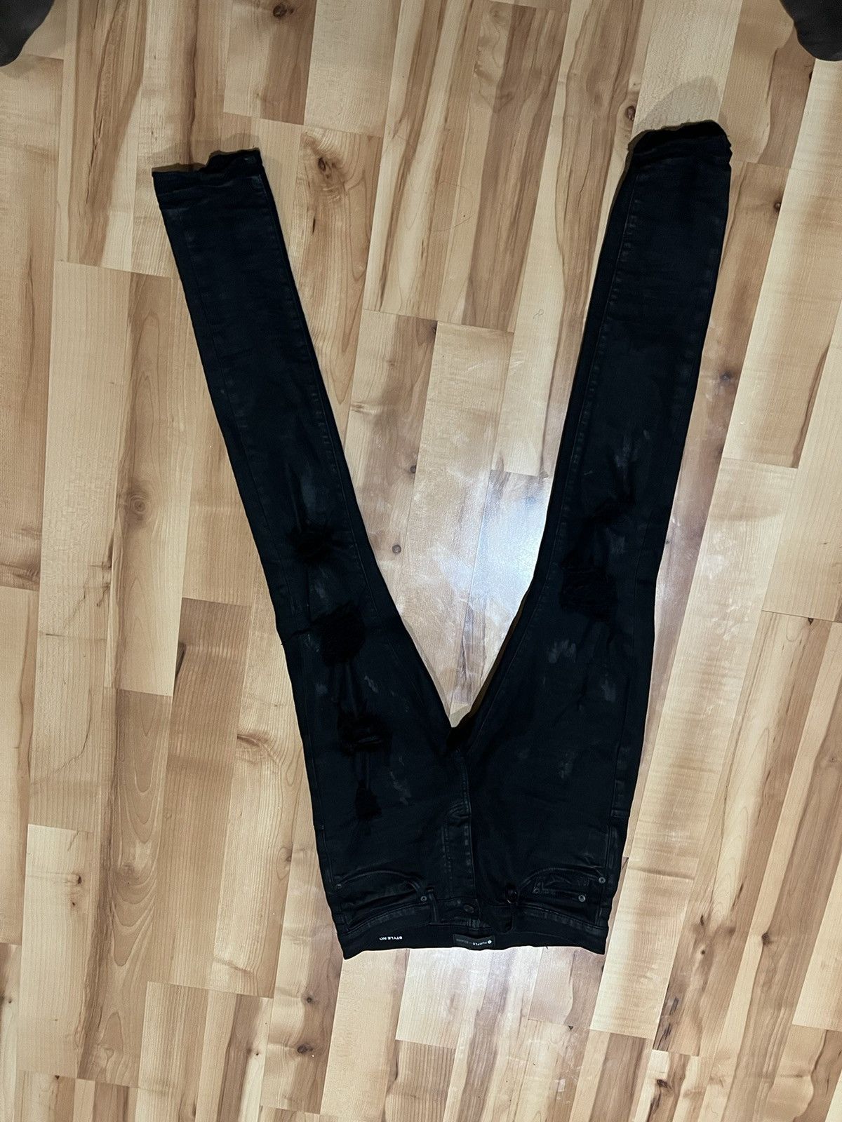 image of Black Wax Purple Jeans, Men's (Size 30)