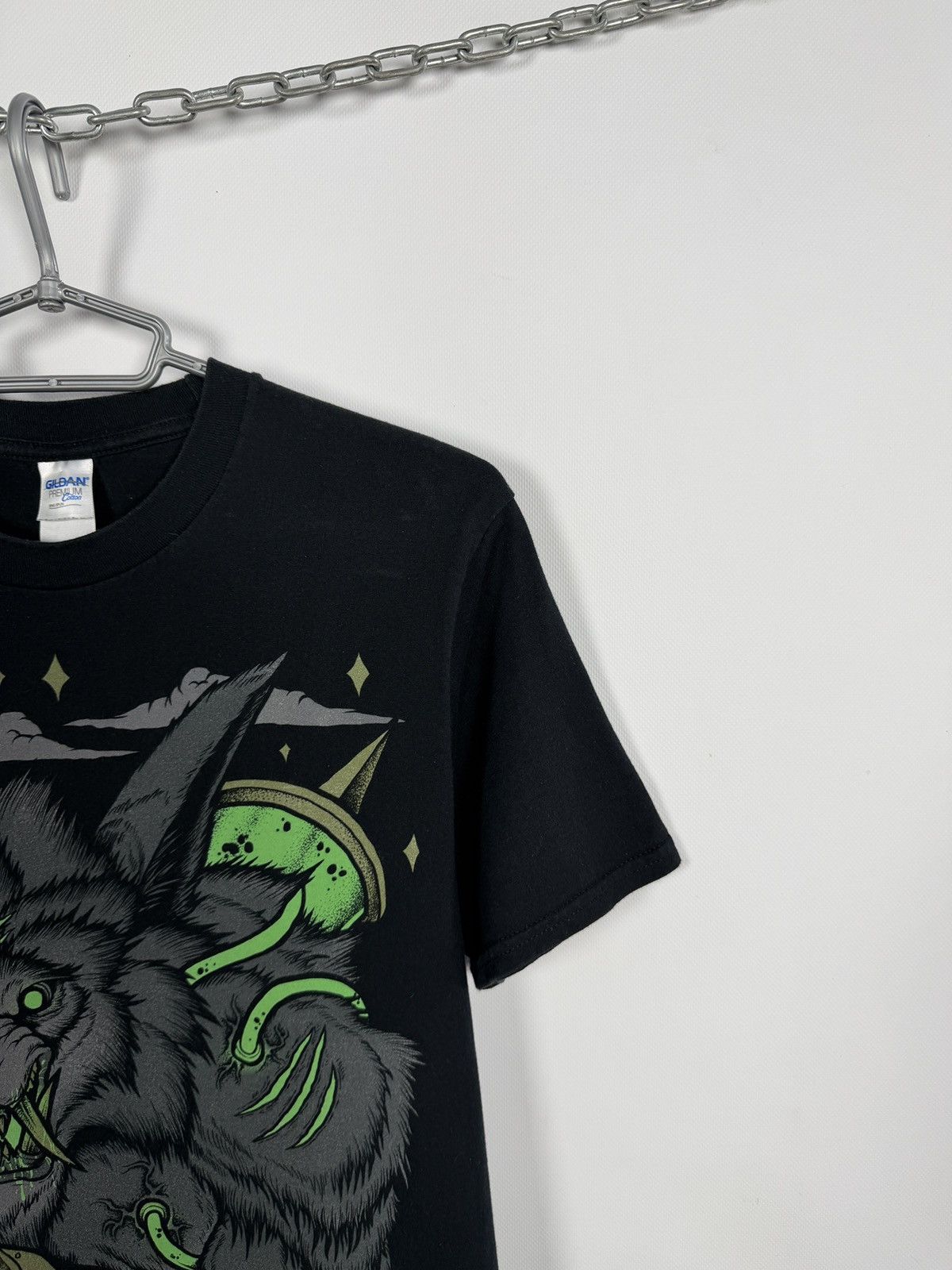 Vintage Wolf Graphic T-Shirt Gothic Horror Print Vintage Size M Size US M / EU 48-50 / 2 - 3 Thumbnail