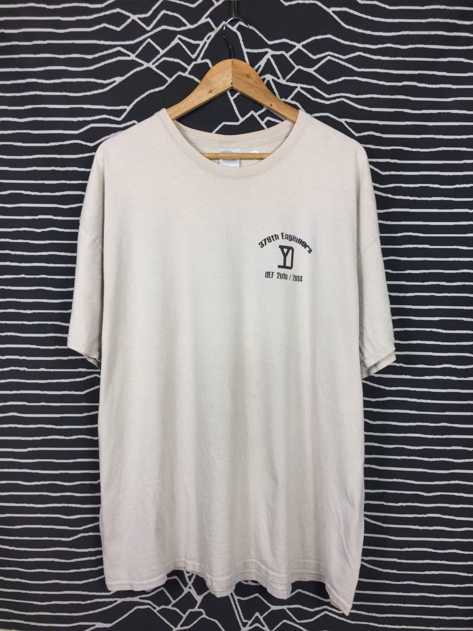 Gildan × Vintage 379th Engineers OEF 2010/2014 Back To Back Tee Size US XXL / EU 58 / 5 - 6 Thumbnail