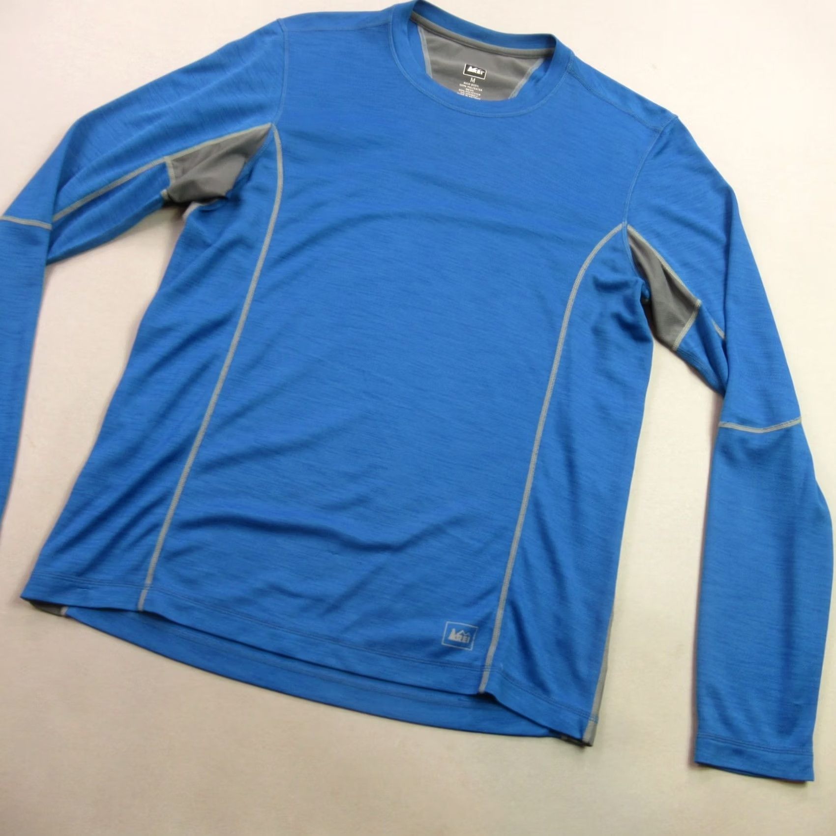 Vintage REI Shirt Mens Medium Long Sleeve Crew Neck Blue Casual Lightweight Size US M / EU 48-50 / 2 - 2 Thumbnail