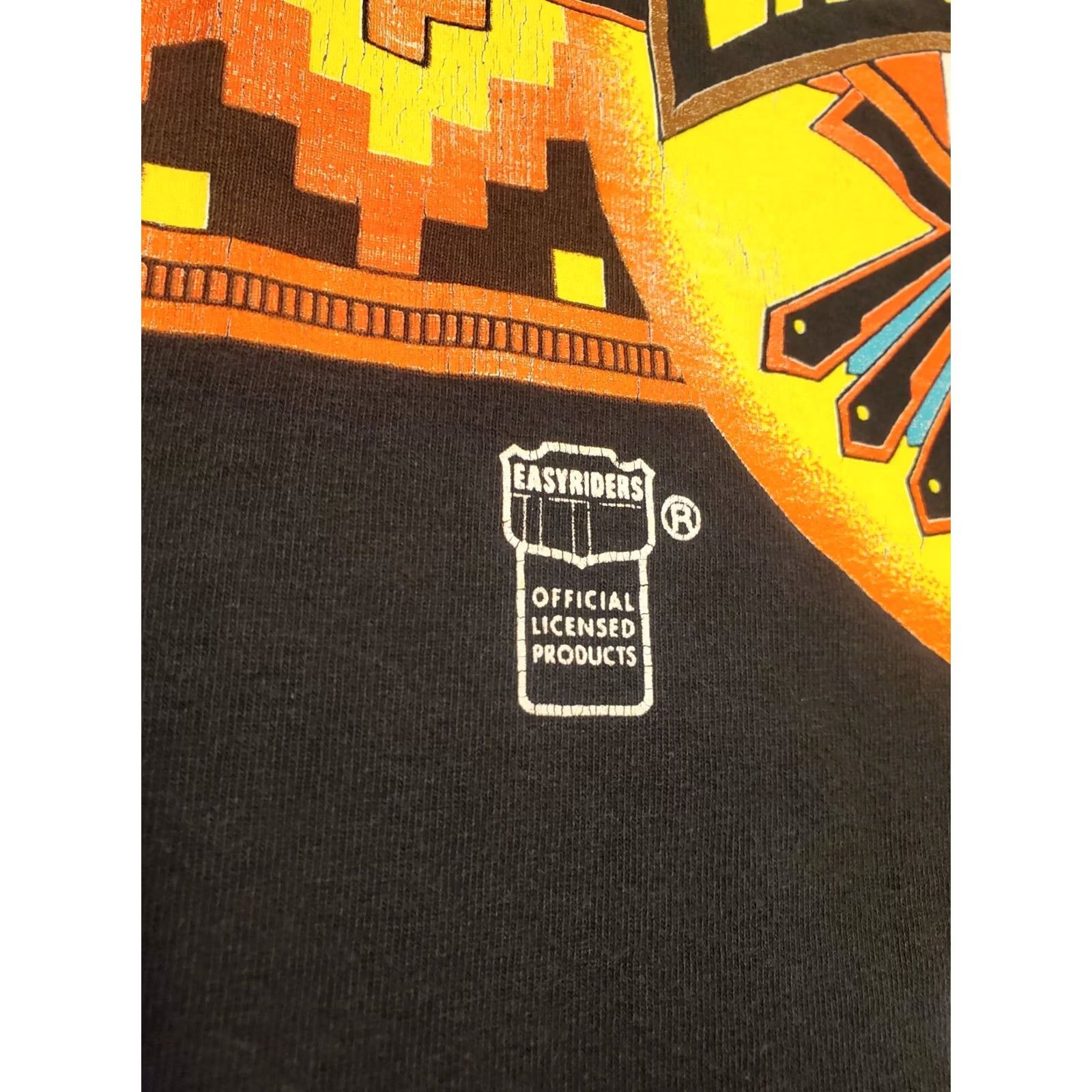 Jerzees VINTAGE JERZEES Sturgis Easy Rider 1994 Black Hills Rally Motorcycle T Shirt Black Graphic Print L Mens 90s Biker Aztec Size US L / EU 52-54 / 3 - 4 Thumbnail
