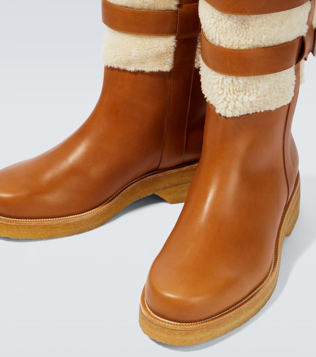 Christian Louboutin o1s1wg110924 Brodeback Sherp Leather boots in Brown Size US 9 / EU 42 - 3 Thumbnail