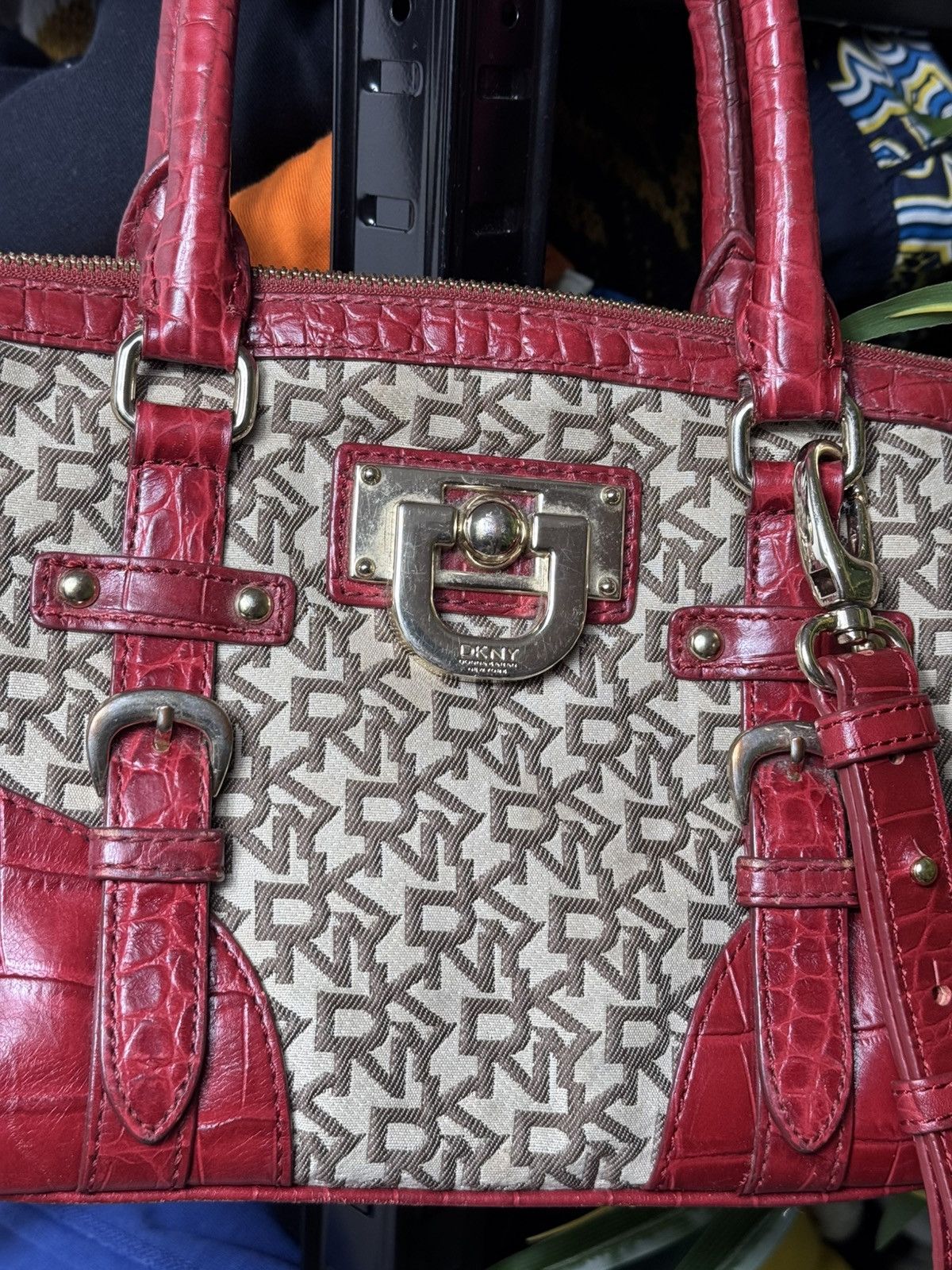 DKNY VINTAGE DKNY MONOGRAM 2000s BAG Size ONE SIZE - 5 Thumbnail
