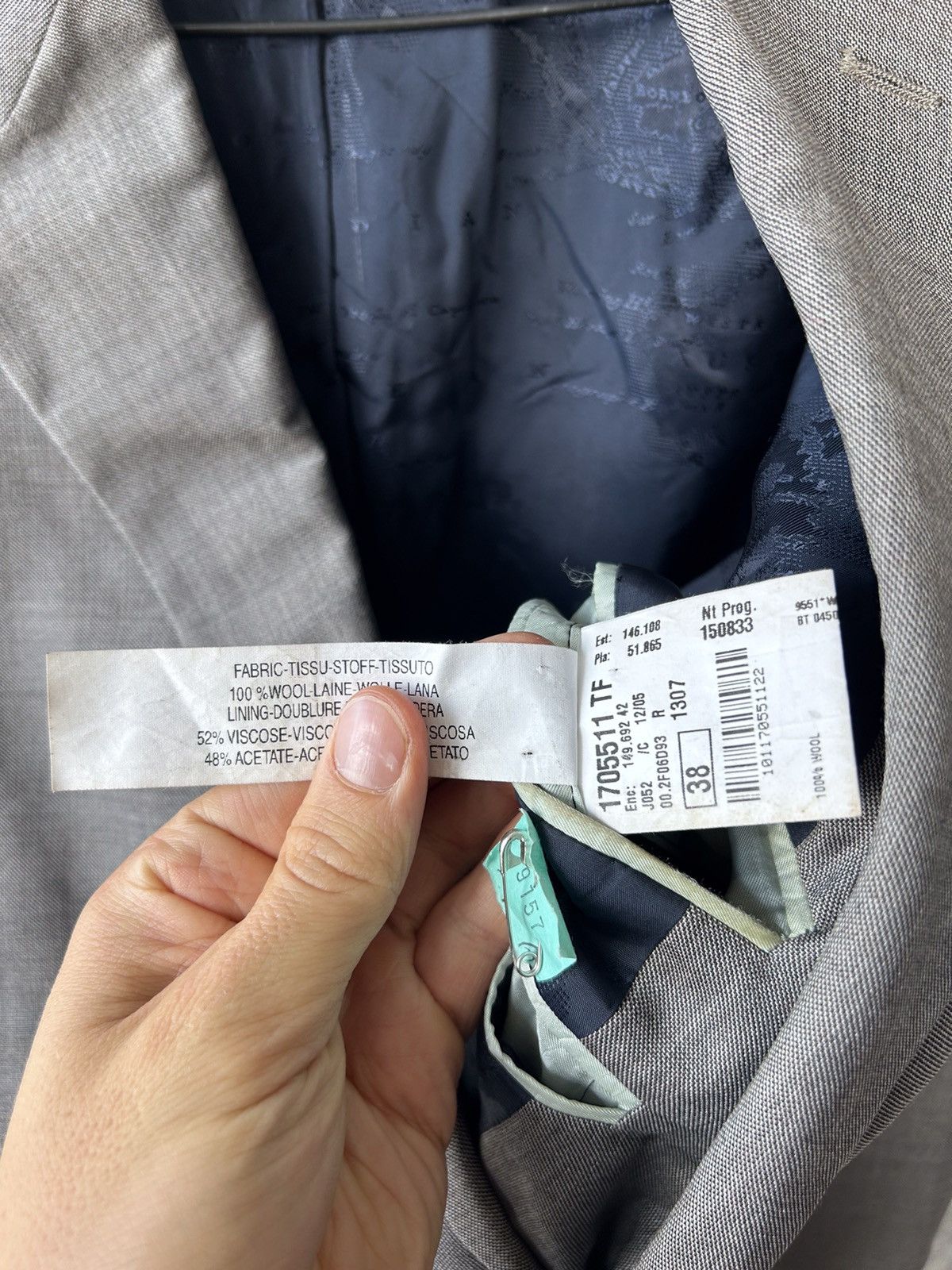 Paul Smith PAUL SMITH WOOL SUIT Size 38R - 6 Thumbnail