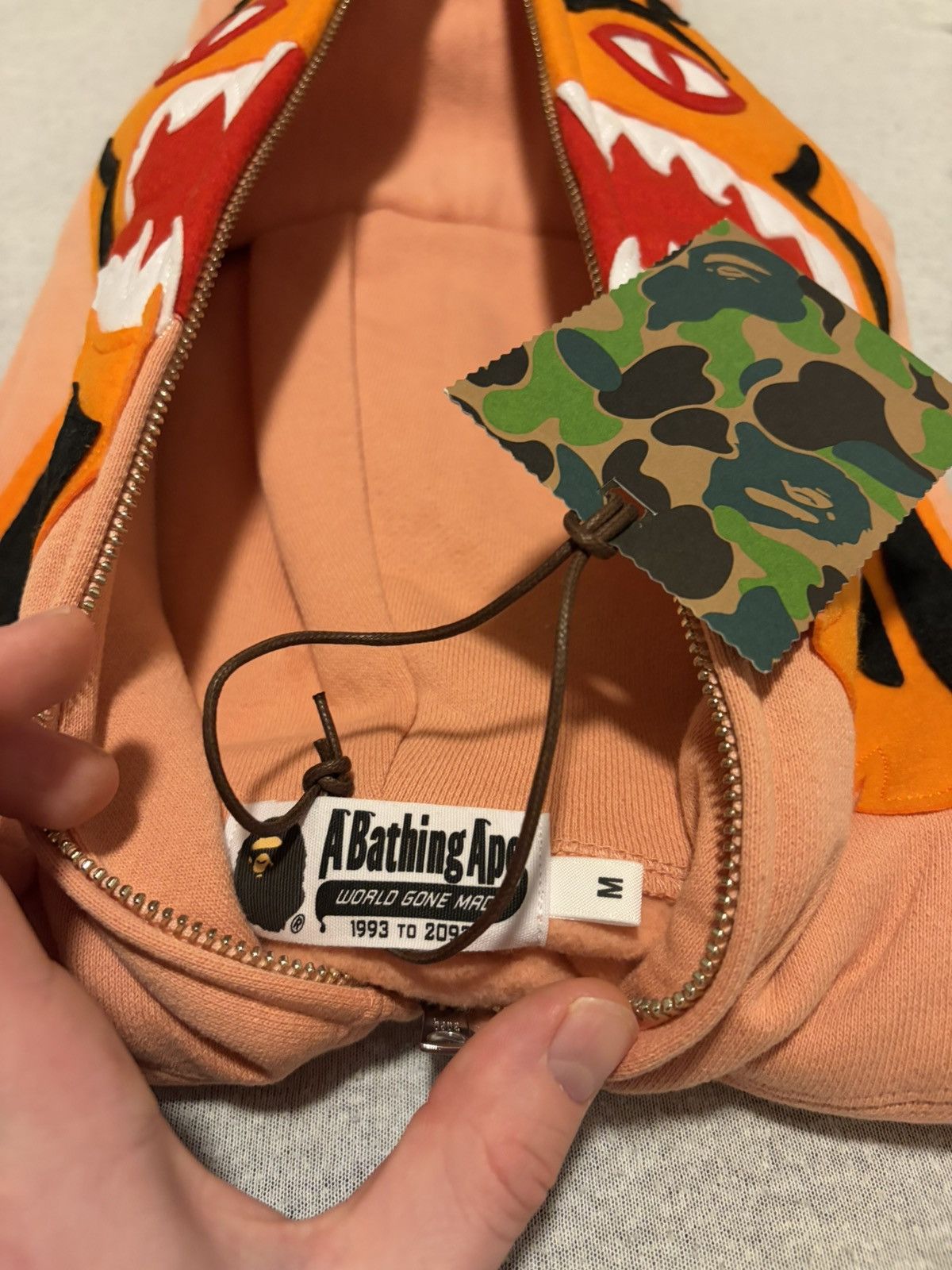 Bape Bape tiger hoodie Size US M / EU 48-50 / 2 - 5 Thumbnail