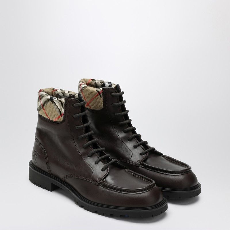 Burberry Burberry Brown Leather Amphibian Rogue Size US 8.5 / EU 41-42 - 1 Thumbnail