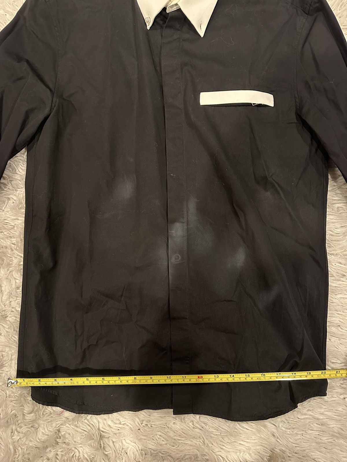 Givenchy Givenchy Mens Pearl Button Up Size US L / EU 52-54 / 3 - 5 Thumbnail