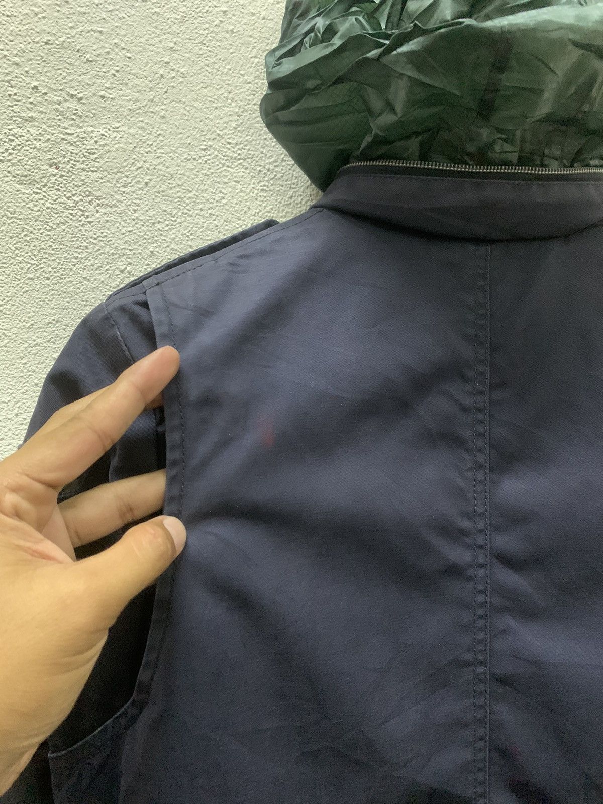 Japanese Brand × Napapijri Napapijri Sun Faded Multipocket Distressed Hooded Jacket Size US M / EU 48-50 / 2 - 18 Thumbnail