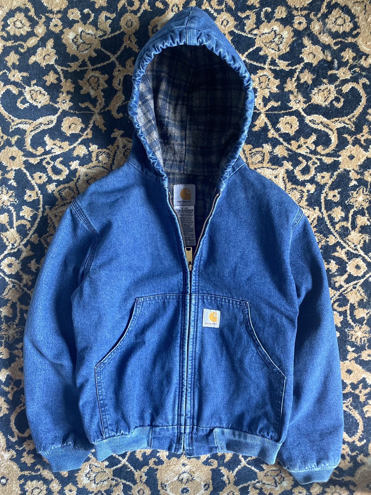 Carhartt Carhatt active jacket denim Y07 DST Size XS / US 0-2 / IT 36-38 - 1 Thumbnail