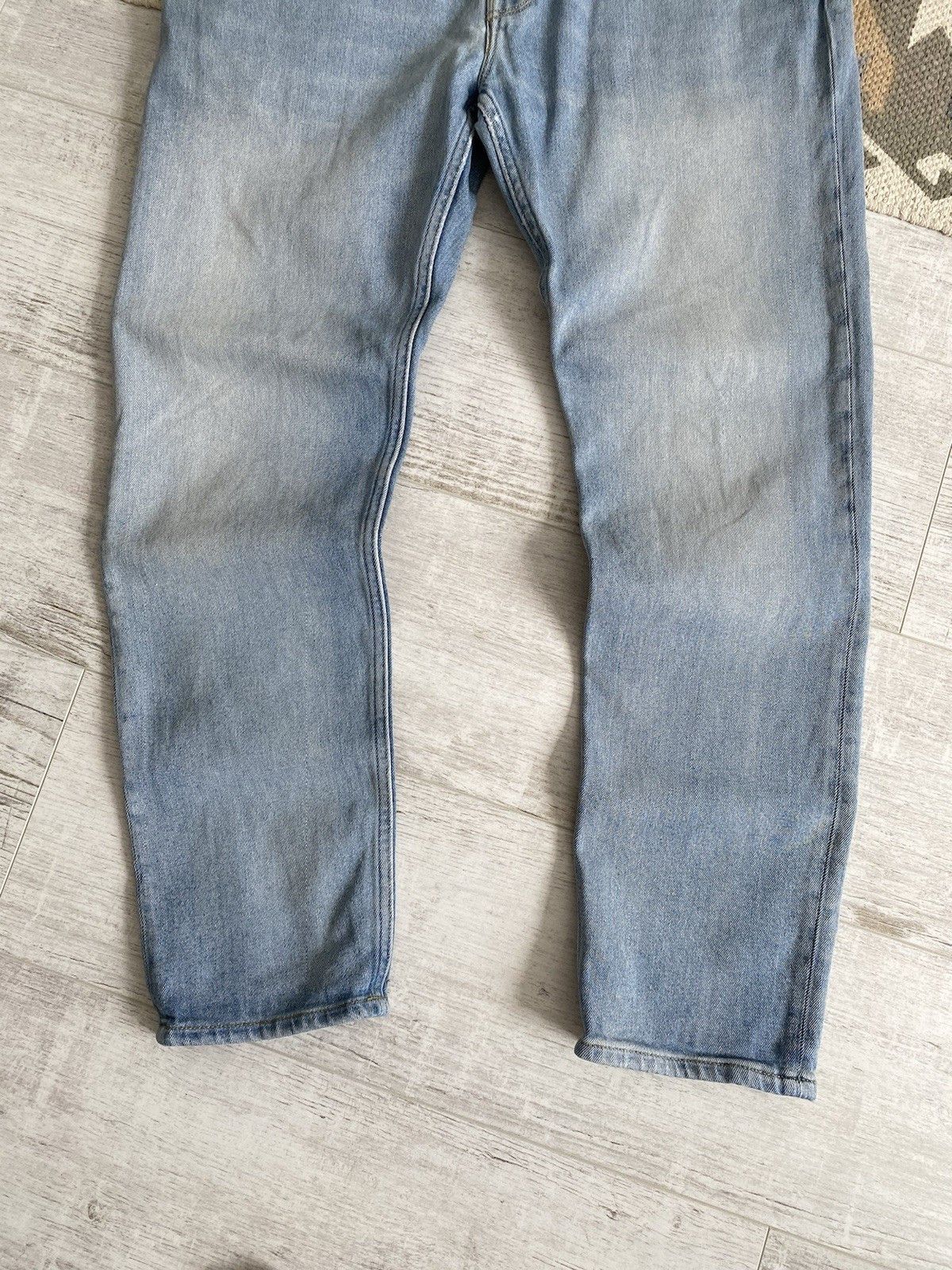 Allsaints Allsaints Blue Washed Denim Dean Jeans Pants Size US 32 / EU 48 - 6 Thumbnail