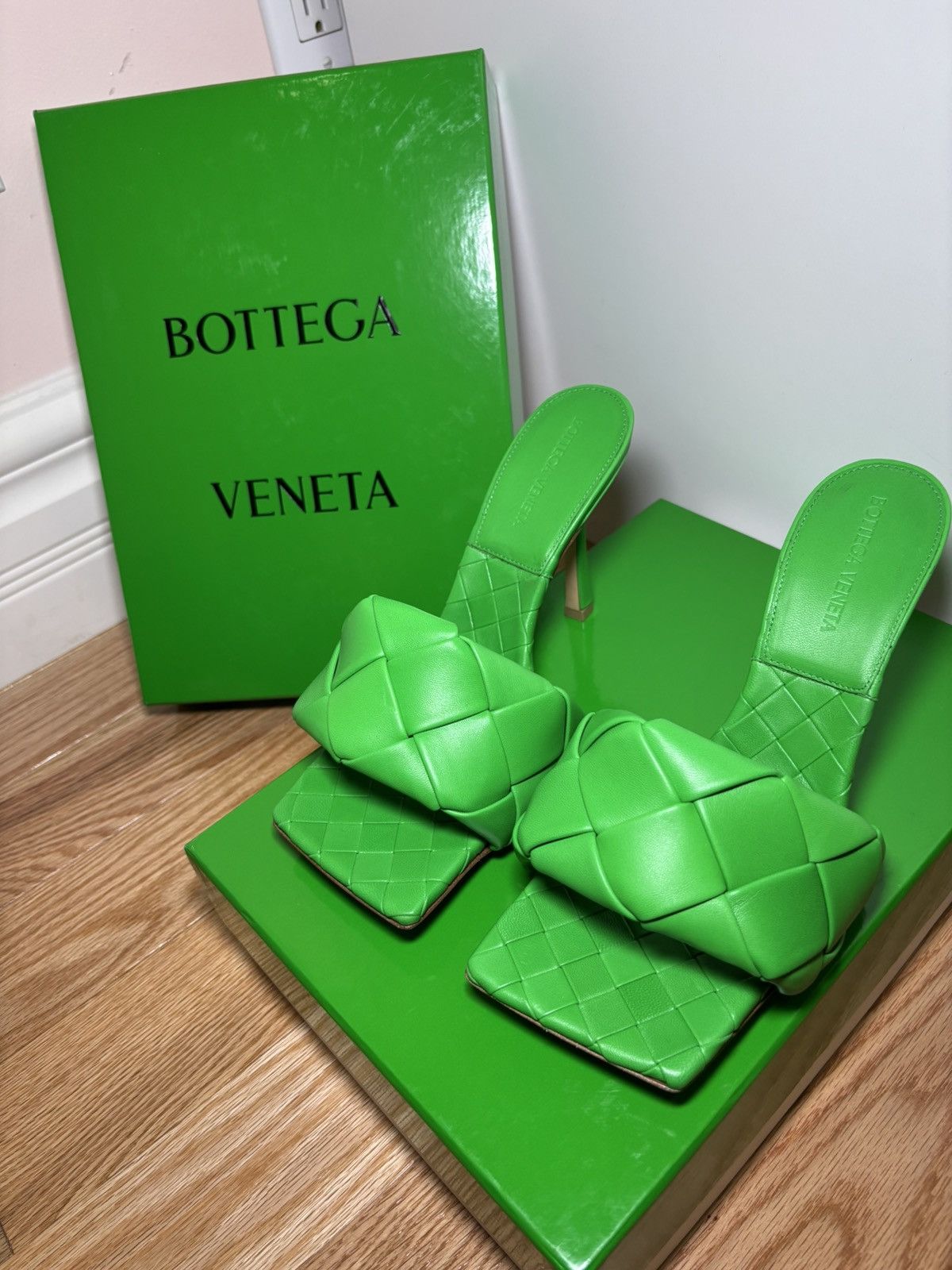 Bottega Veneta Bottega brand new heels square toe Size US 8.5 / IT 38.5 - 2 Thumbnail