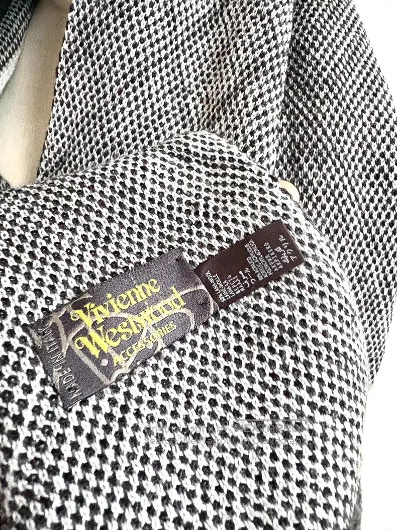 Vivienne Westwood Vivienne Westwood Vintage black and gray striped diamond S Size ONE SIZE - 6 Thumbnail